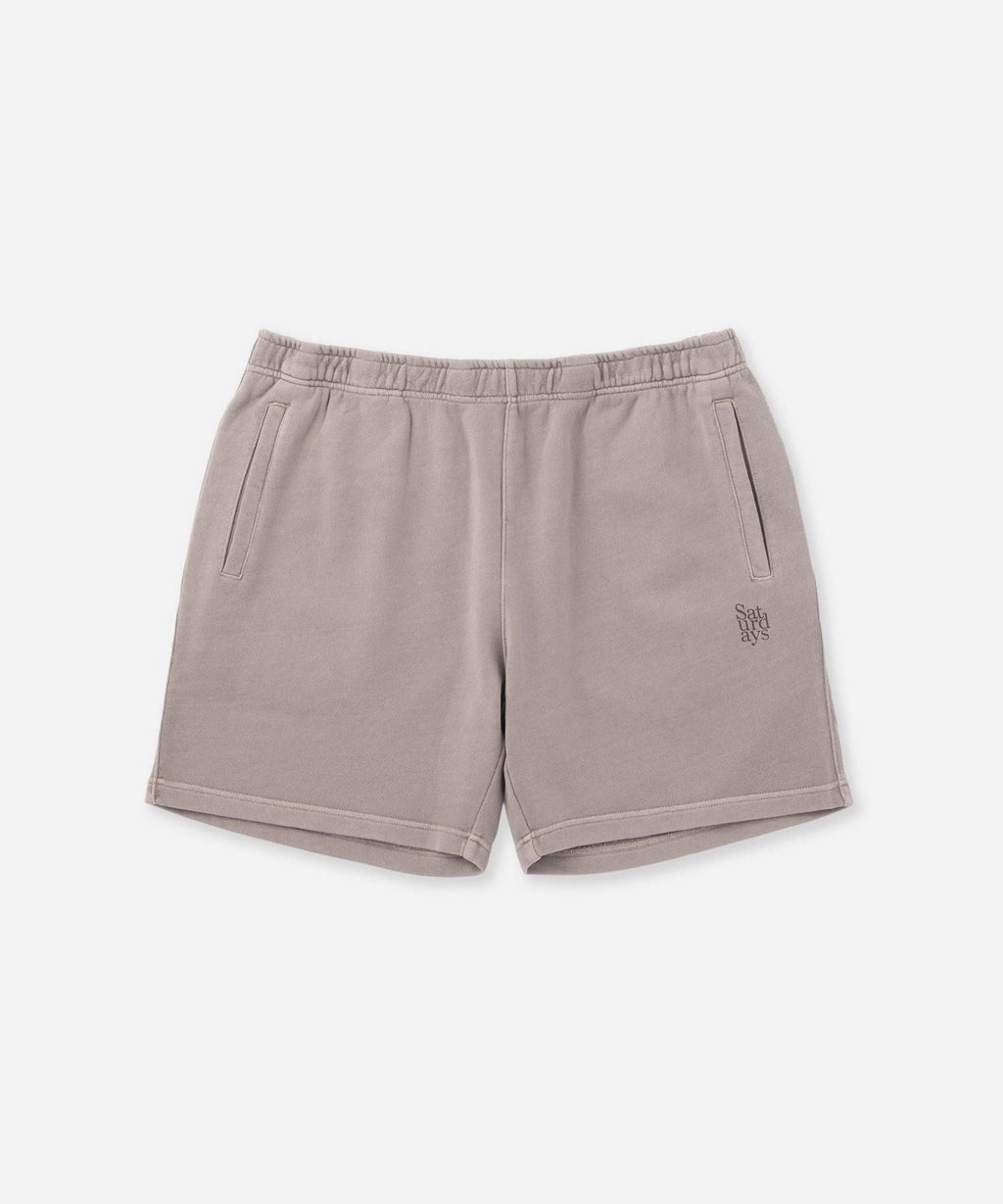【ワイン（66）】Austin Pigment Dye Sweat Shorts Saturdays NYC｜Austin Pigment Dye Sweat Shorts | Rakuten Fashion