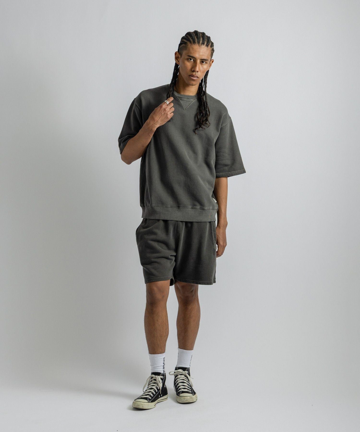 Austin Pigment Dyed Sweat Short Pant