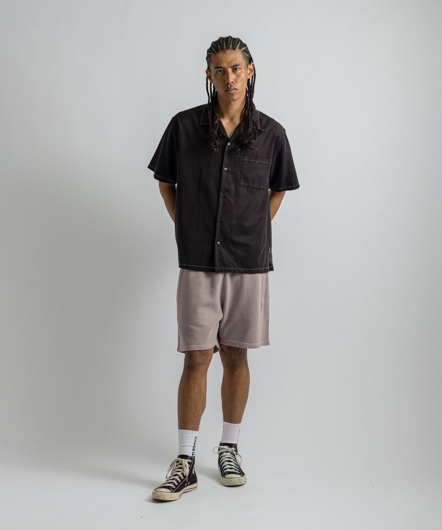 Austin Pigment Dyed Sweat Short Pant