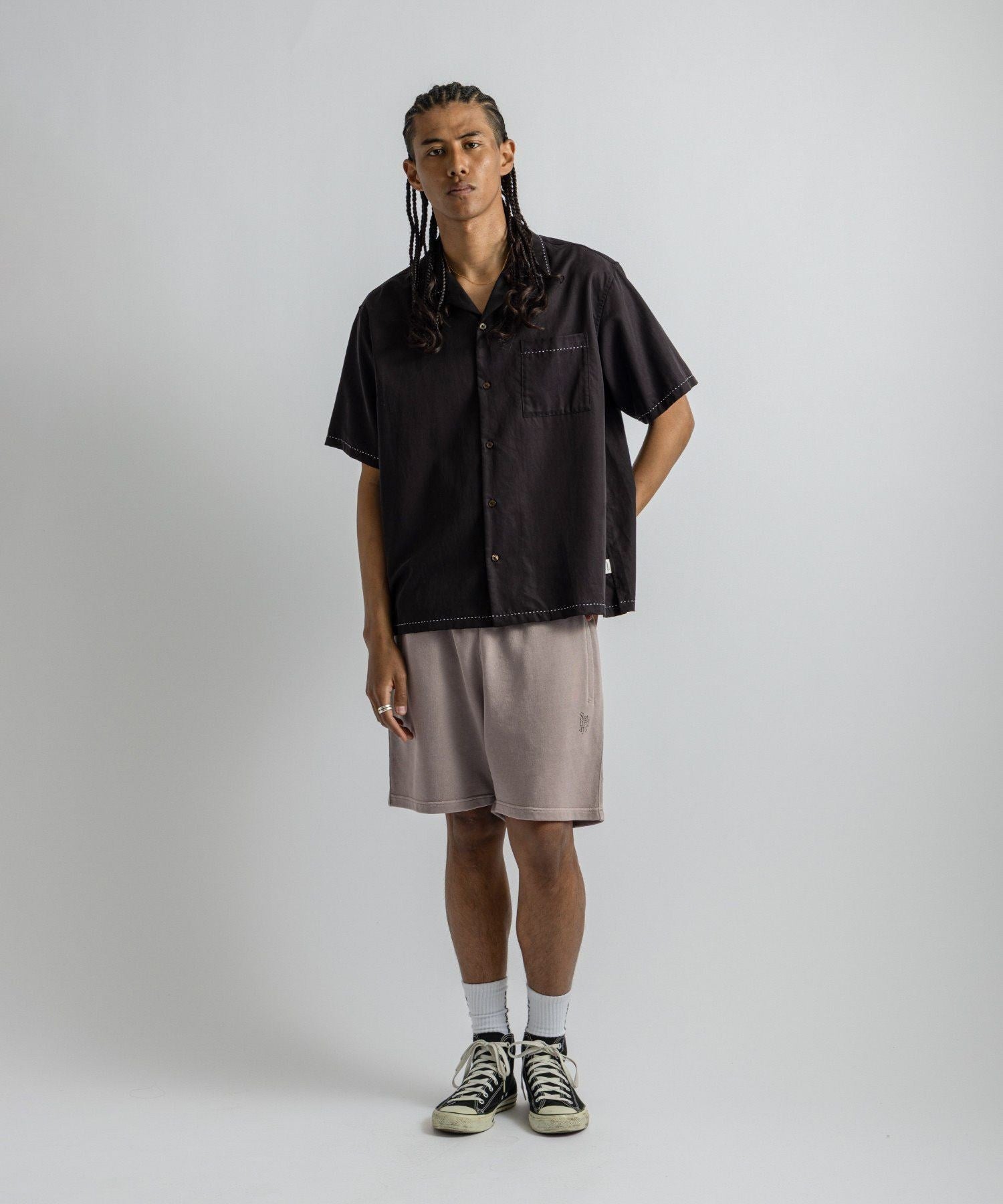 Austin Pigment Dyed Sweat Short Pant