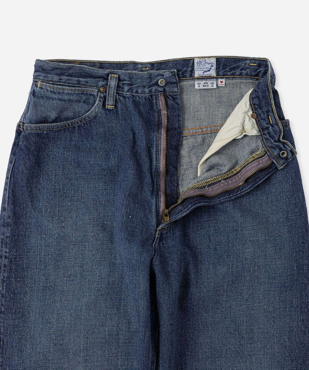 orSlow x Saturdays NYC HIGH WAIST SELVEDGE DENIM PANTS USED | WOMEN