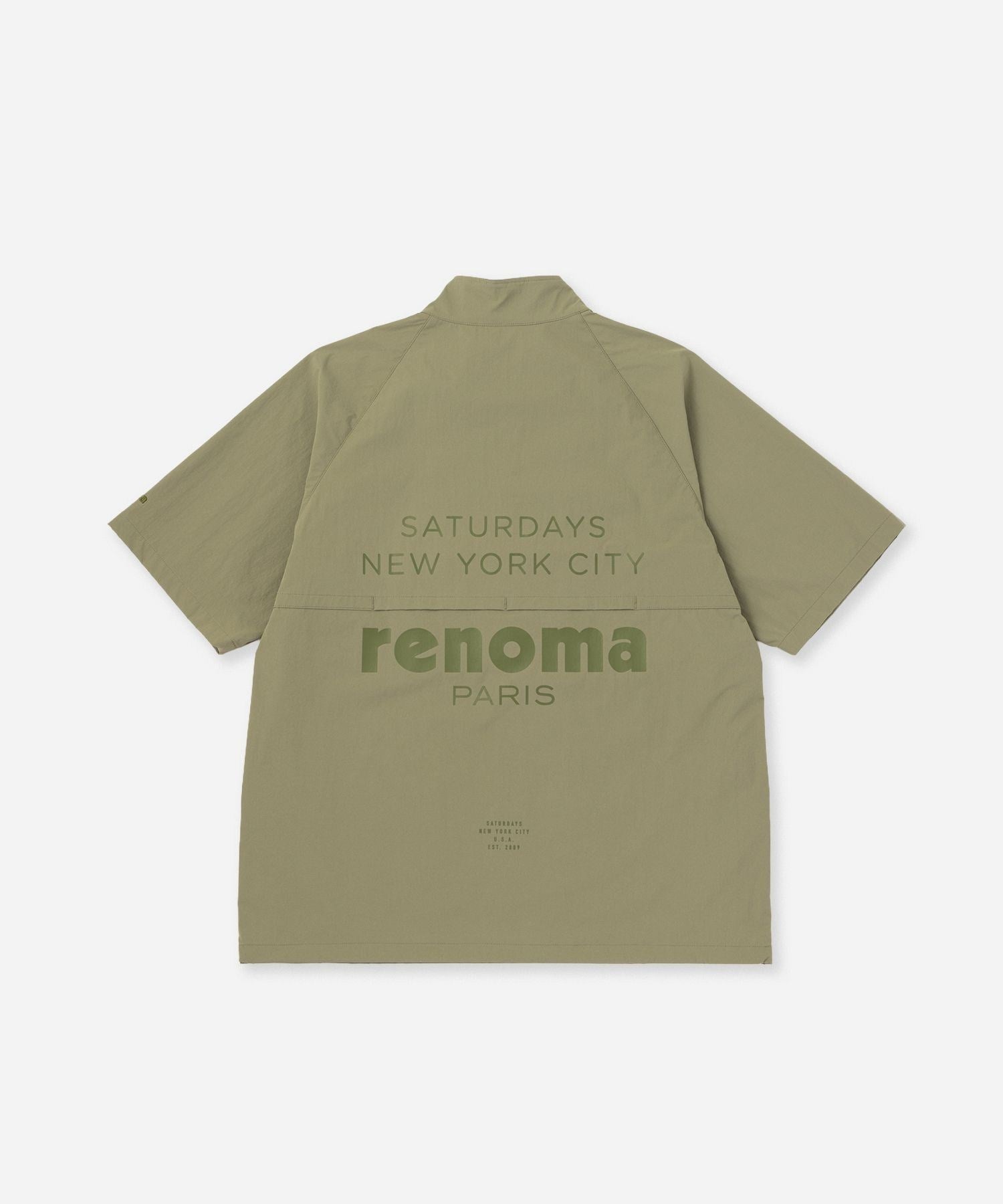 renoma GOLF x Saturdays NYC Mens Half Zip JK SS
