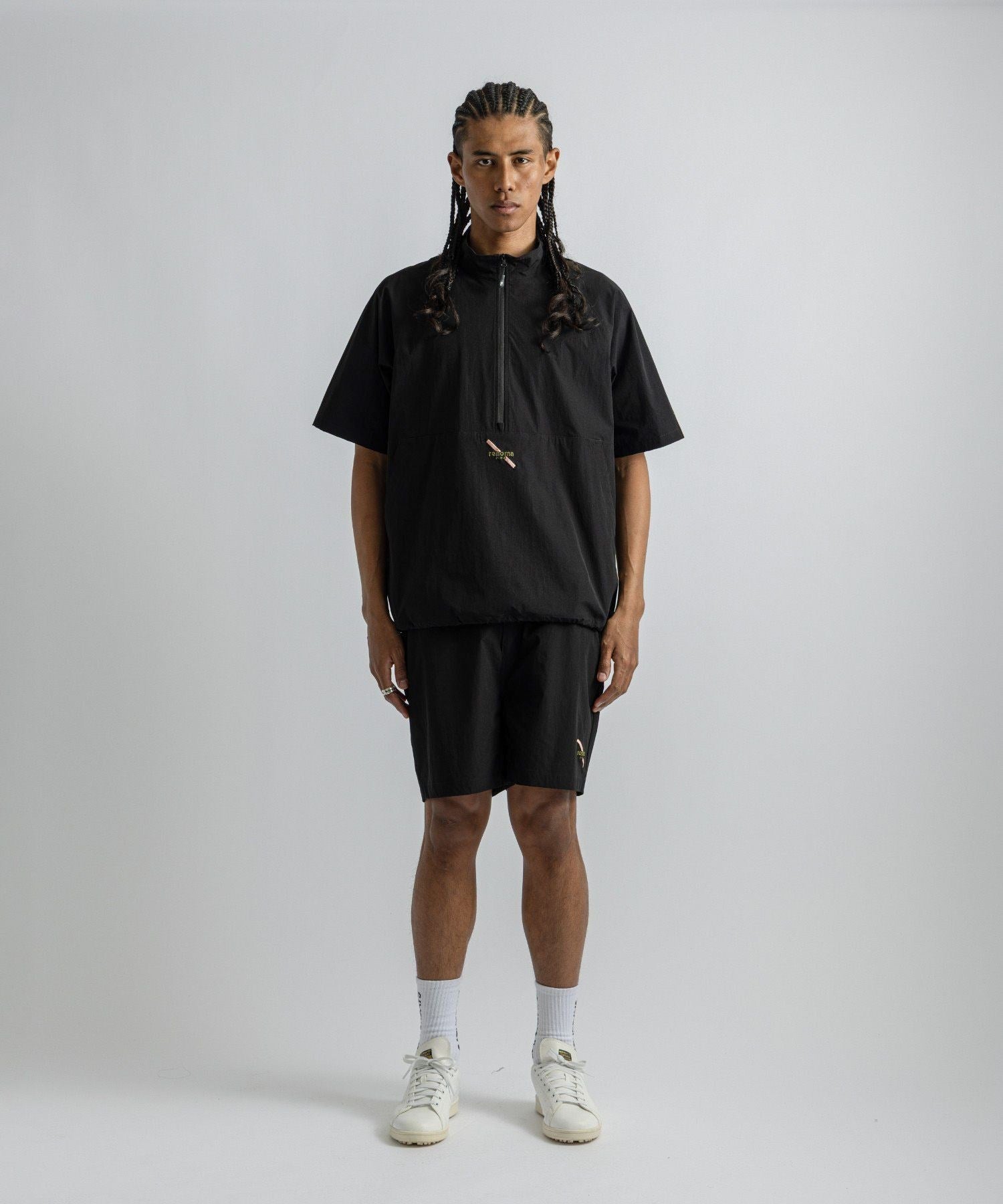 renoma GOLF x Saturdays NYC Mens Half Zip JK SS