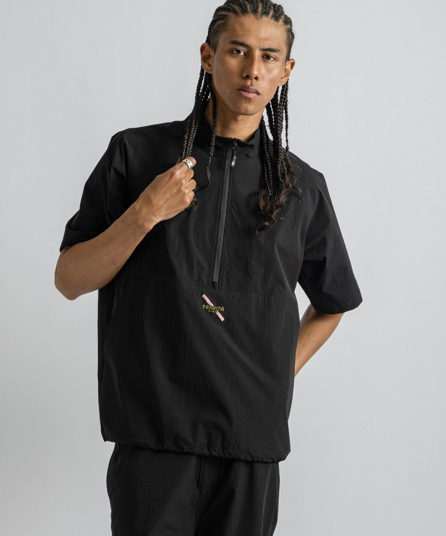 renoma GOLF x Saturdays NYC Mens Half Zip JK SS