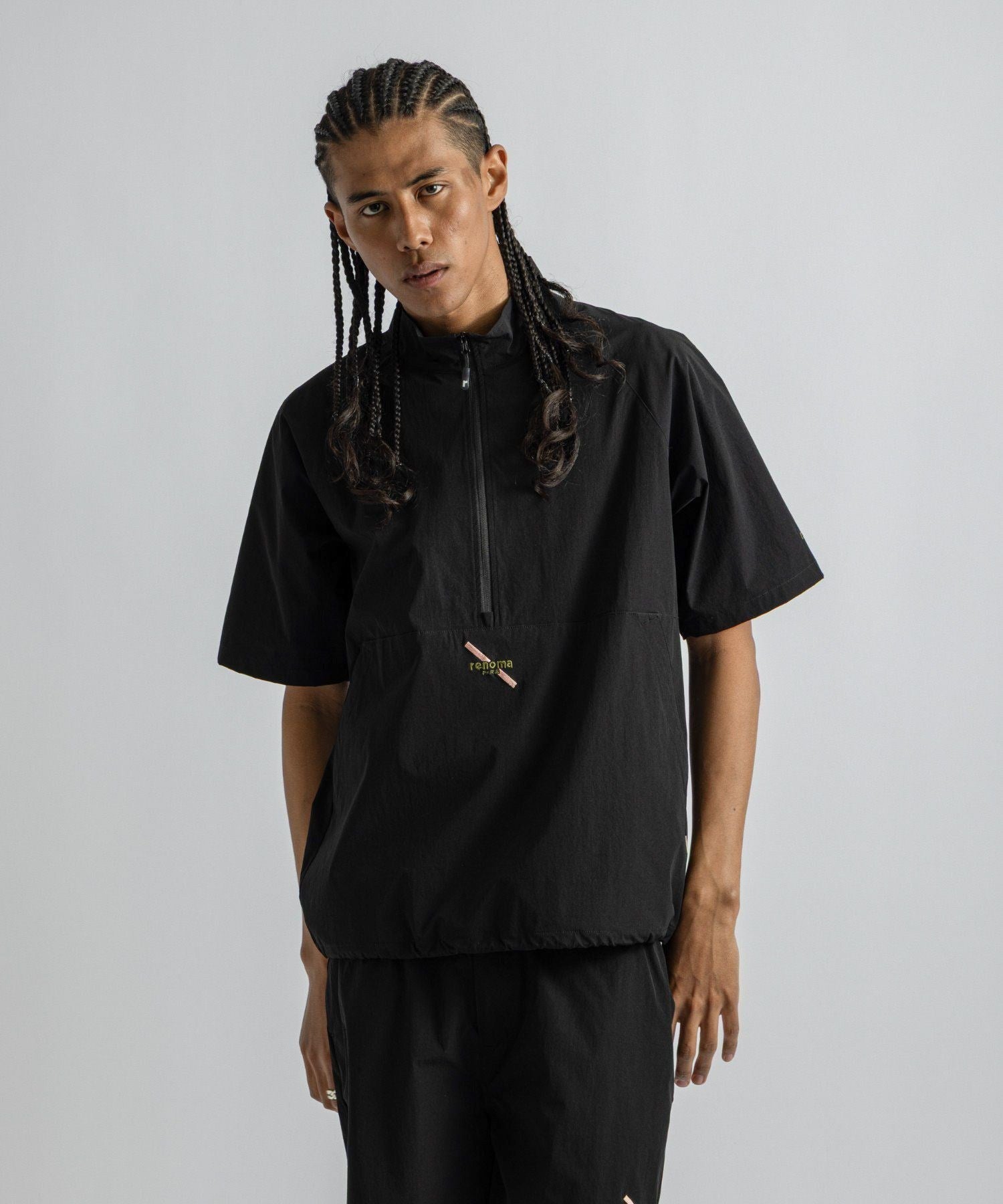 renoma GOLF x Saturdays NYC Mens Half Zip JK SS