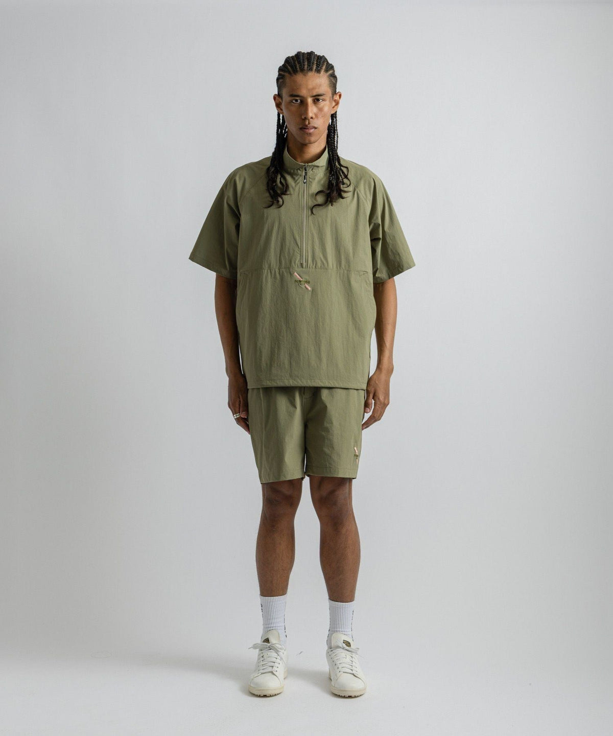 renoma GOLF x Saturdays NYC Mens Half Zip JK SS