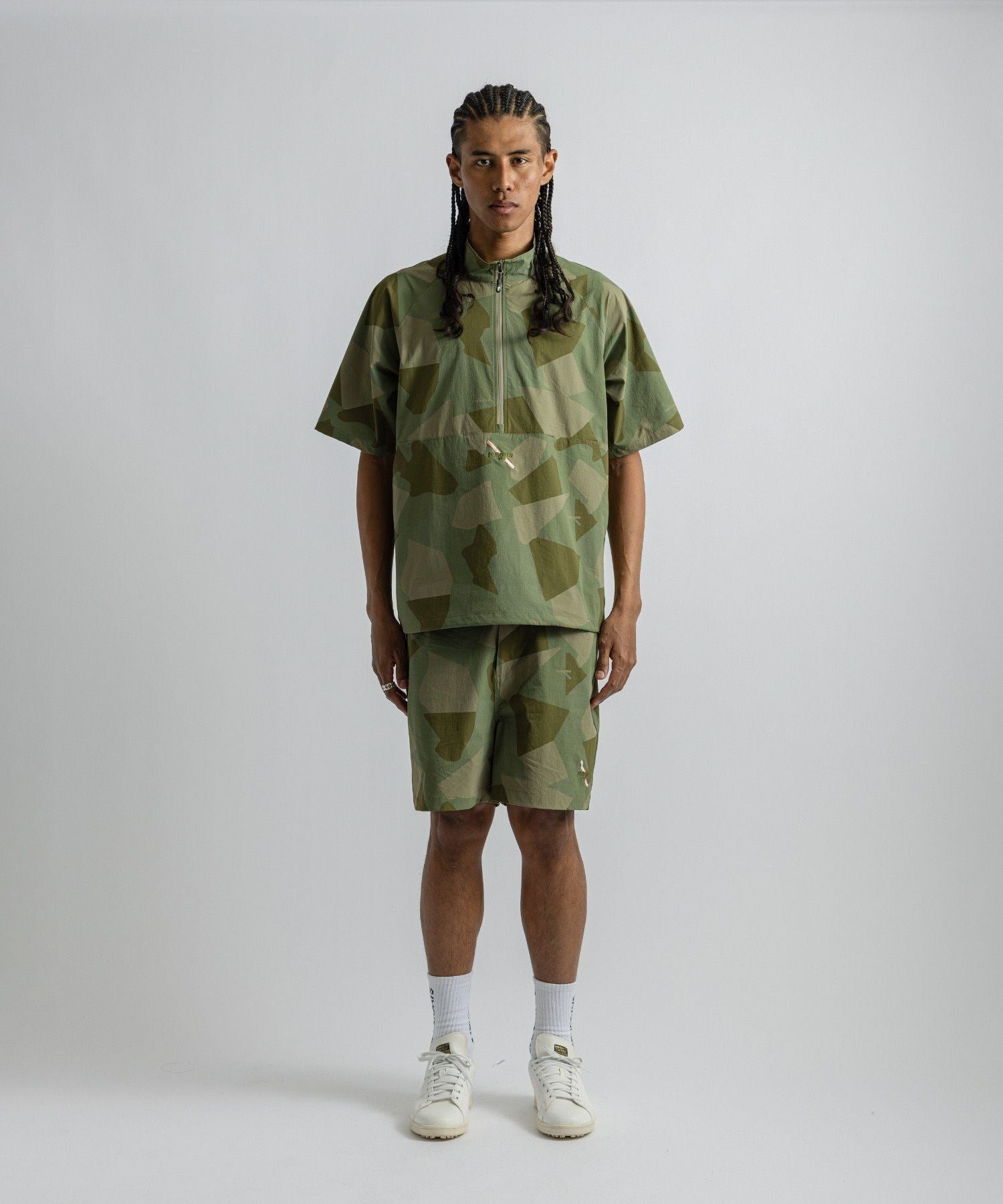 renoma GOLF x Saturdays NYC Mens Half Zip JK SS