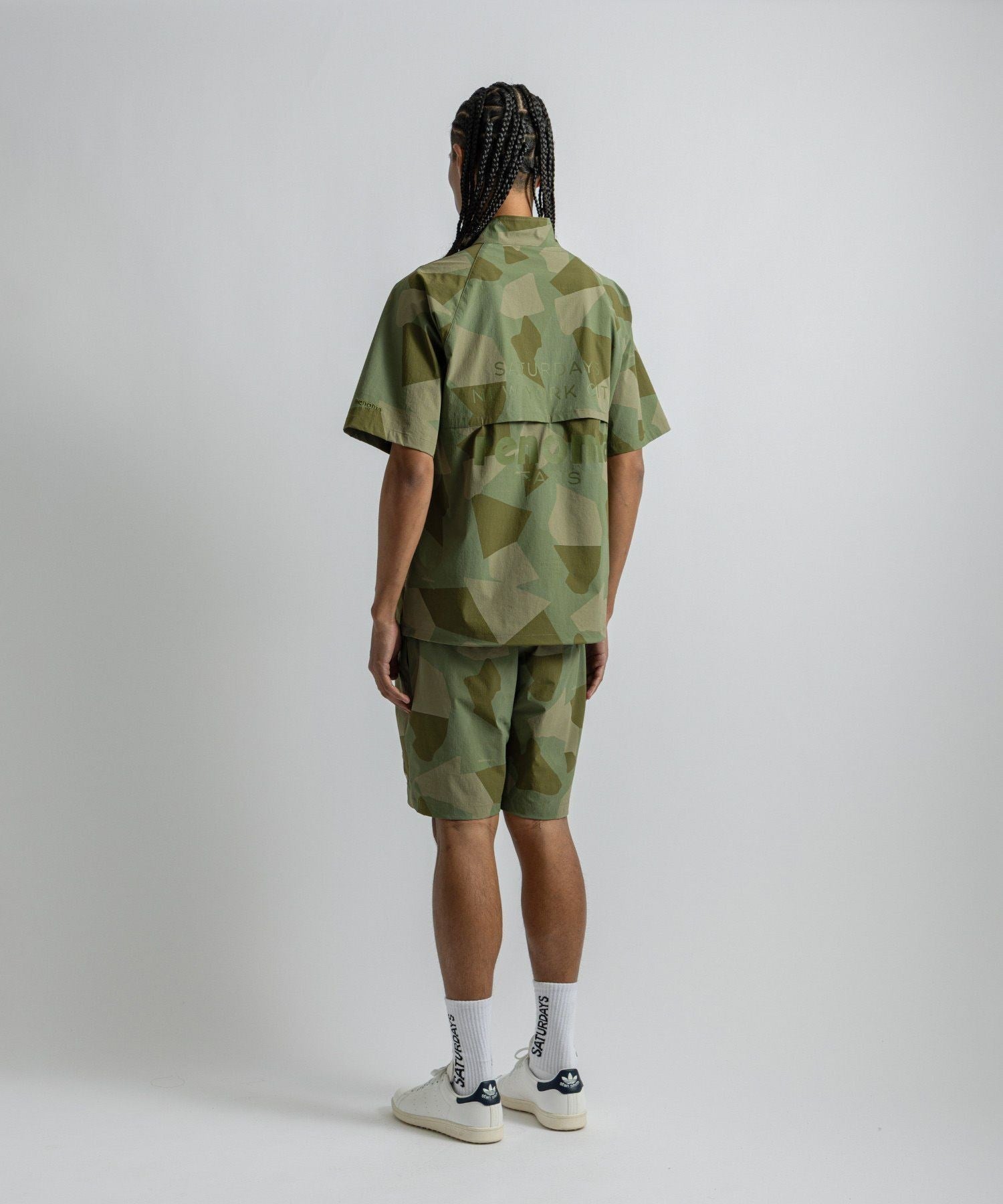 renoma GOLF x Saturdays NYC Mens Half Zip JK SS