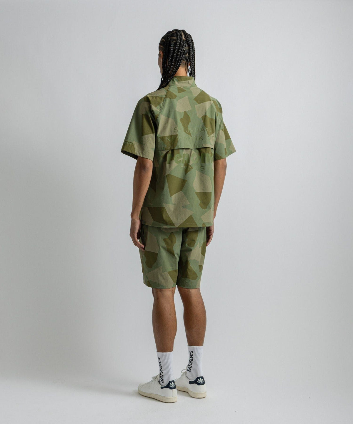 renoma GOLF x Saturdays NYC Mens Half Zip JK SS
