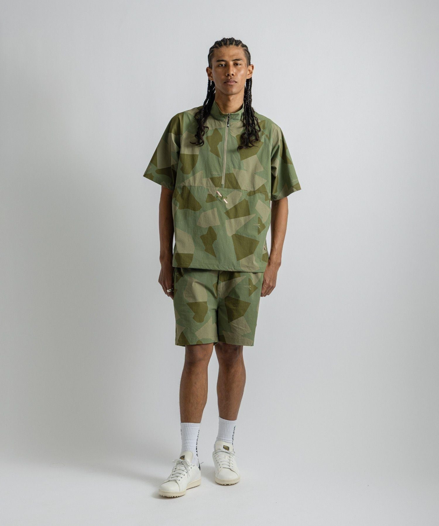 renoma GOLF x Saturdays NYC Mens Half Zip JK SS