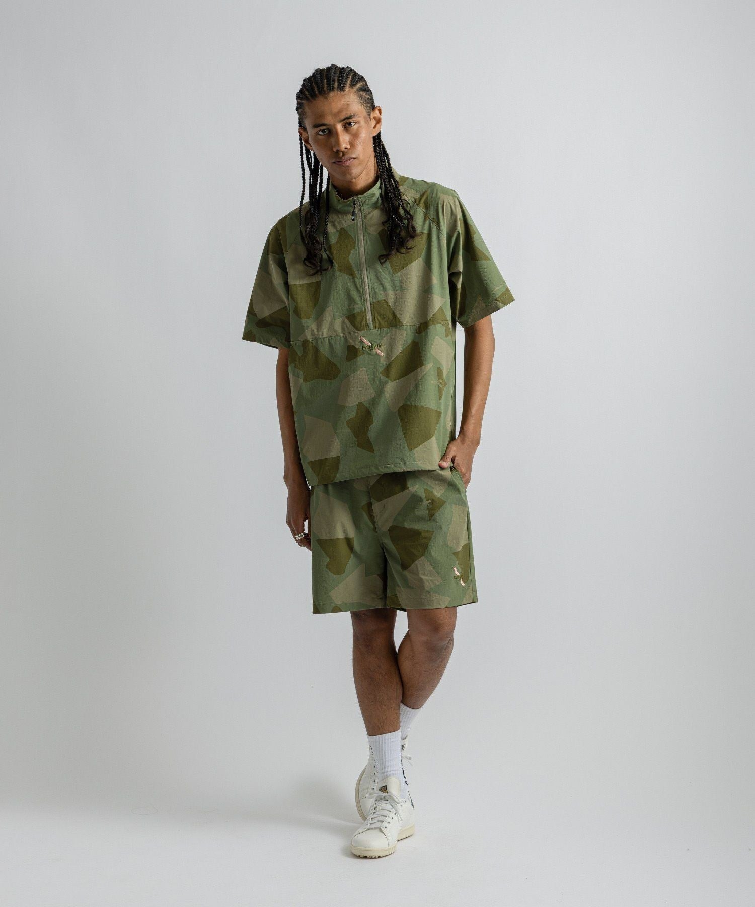 renoma GOLF x Saturdays NYC Mens Half Zip JK SS