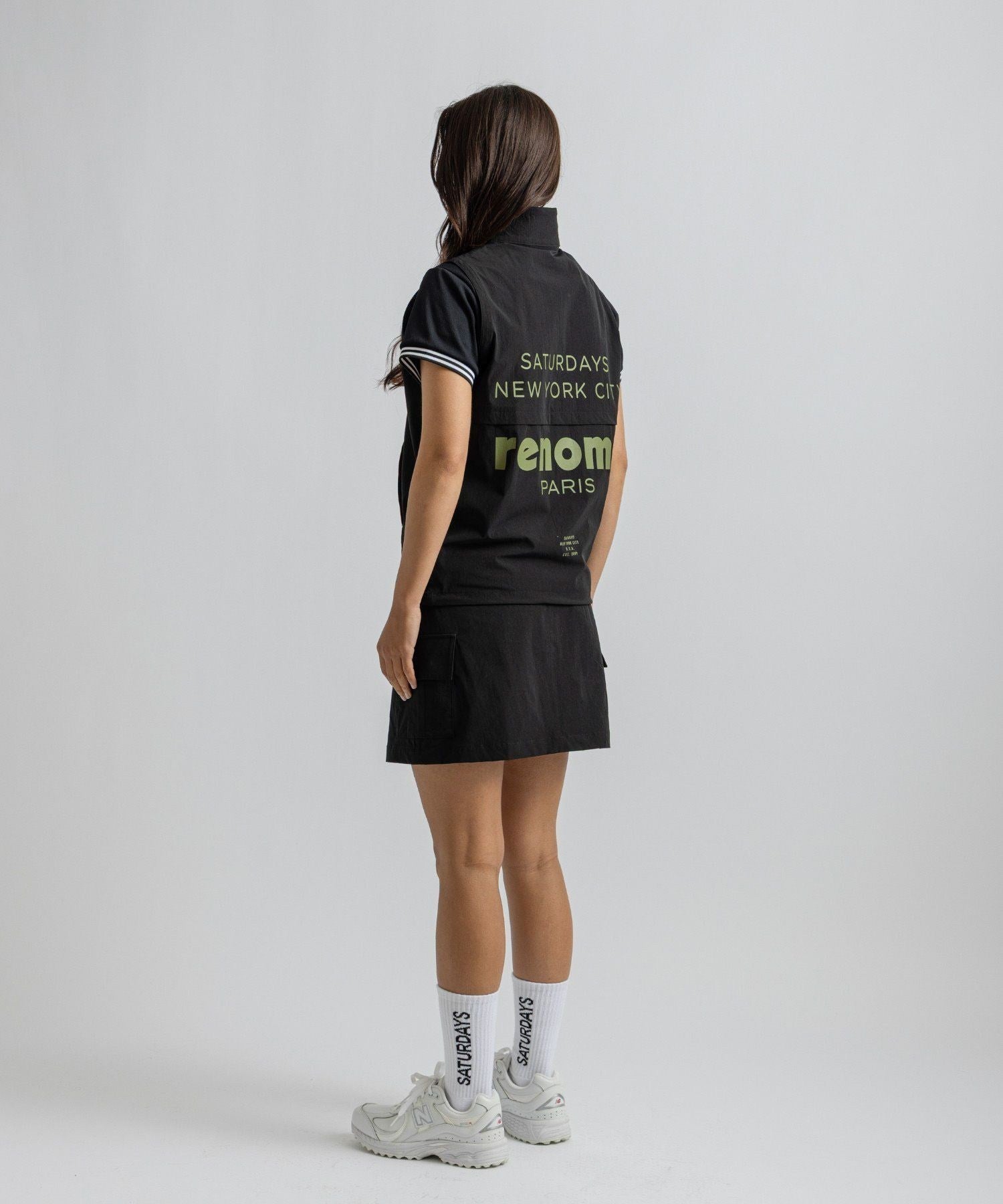 renoma GOLF x Saturdays NYC Womens Half Zip Vest | WOMEN