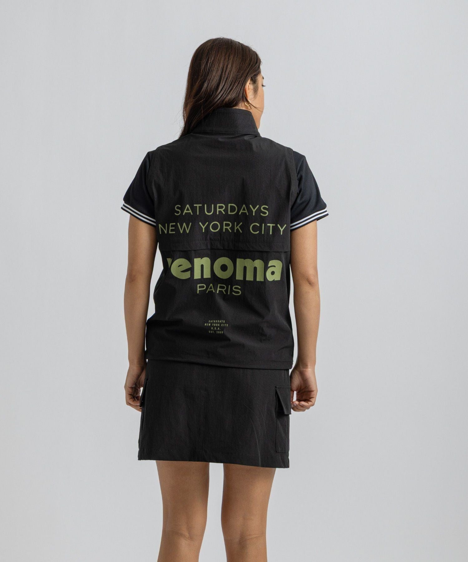 renoma GOLF x Saturdays NYC Womens Half Zip Vest | WOMEN