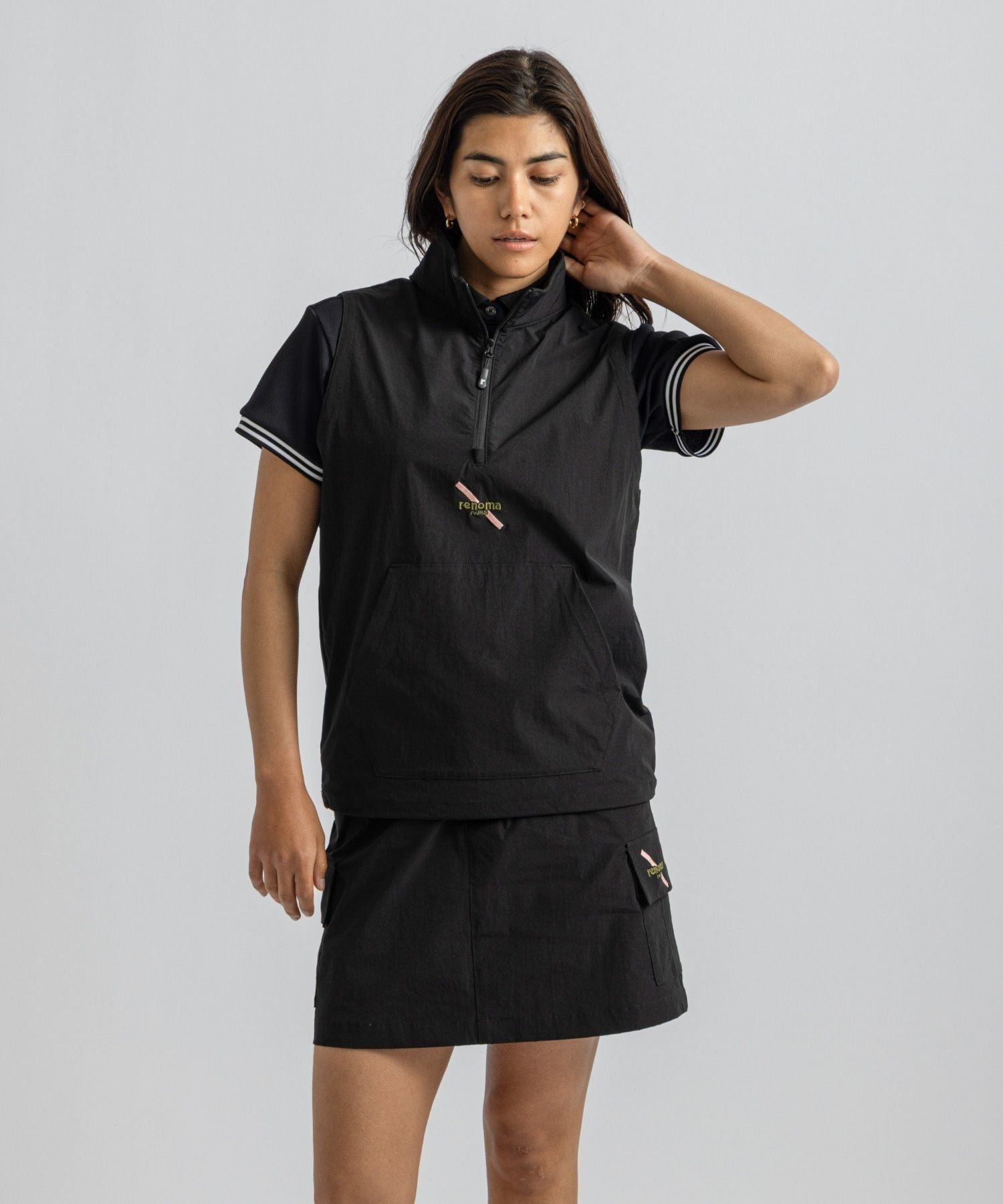 renoma GOLF x Saturdays NYC Womens Half Zip Vest | WOMEN