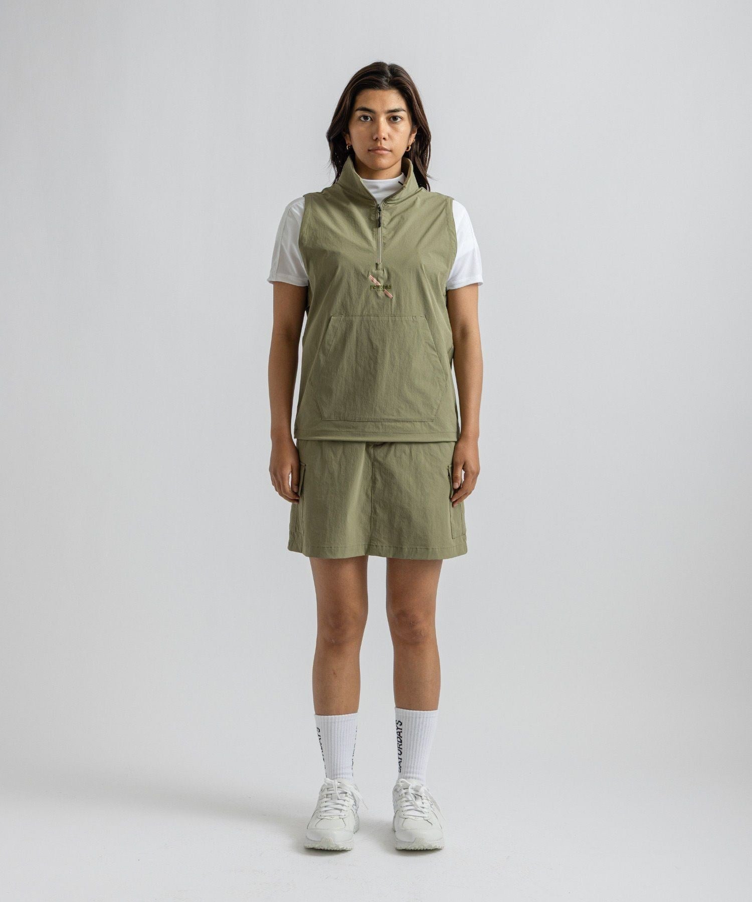 renoma GOLF x Saturdays NYC Womens Half Zip Vest | WOMEN