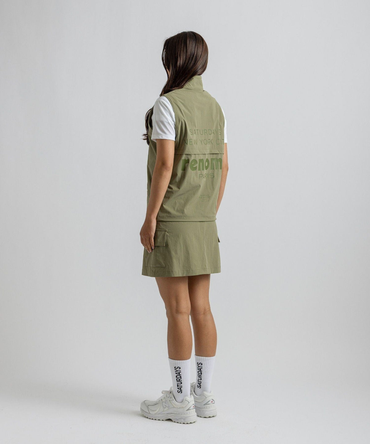 renoma GOLF x Saturdays NYC Womens Half Zip Vest | WOMEN