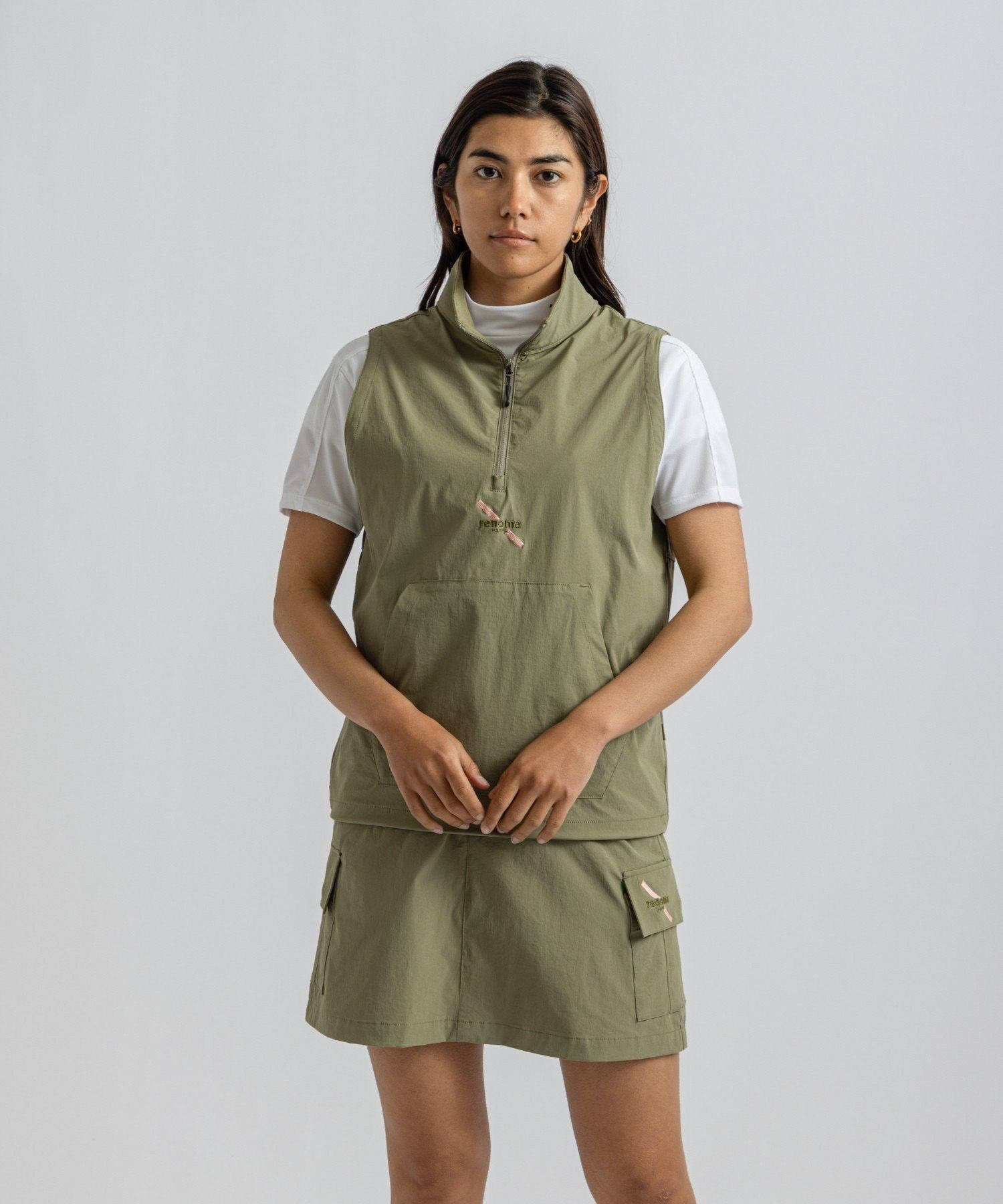 renoma GOLF x Saturdays NYC Womens Half Zip Vest | WOMEN