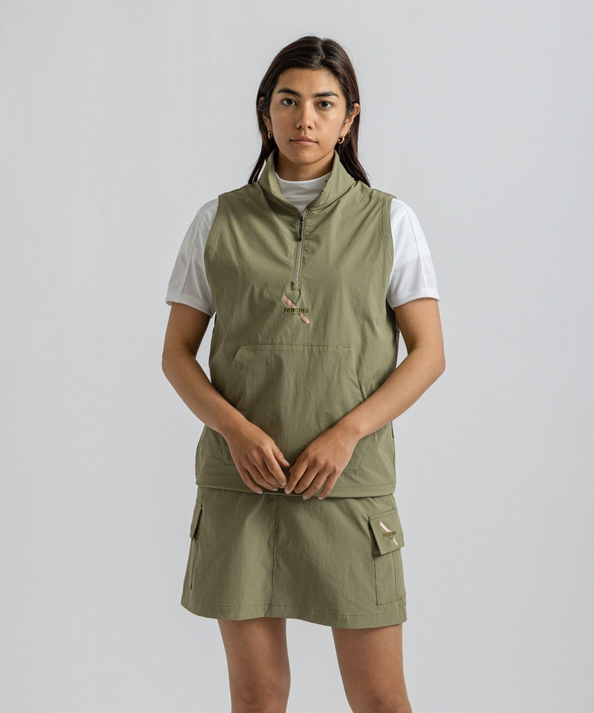 renoma GOLF x Saturdays NYC Womens Half Zip Vest | WOMEN