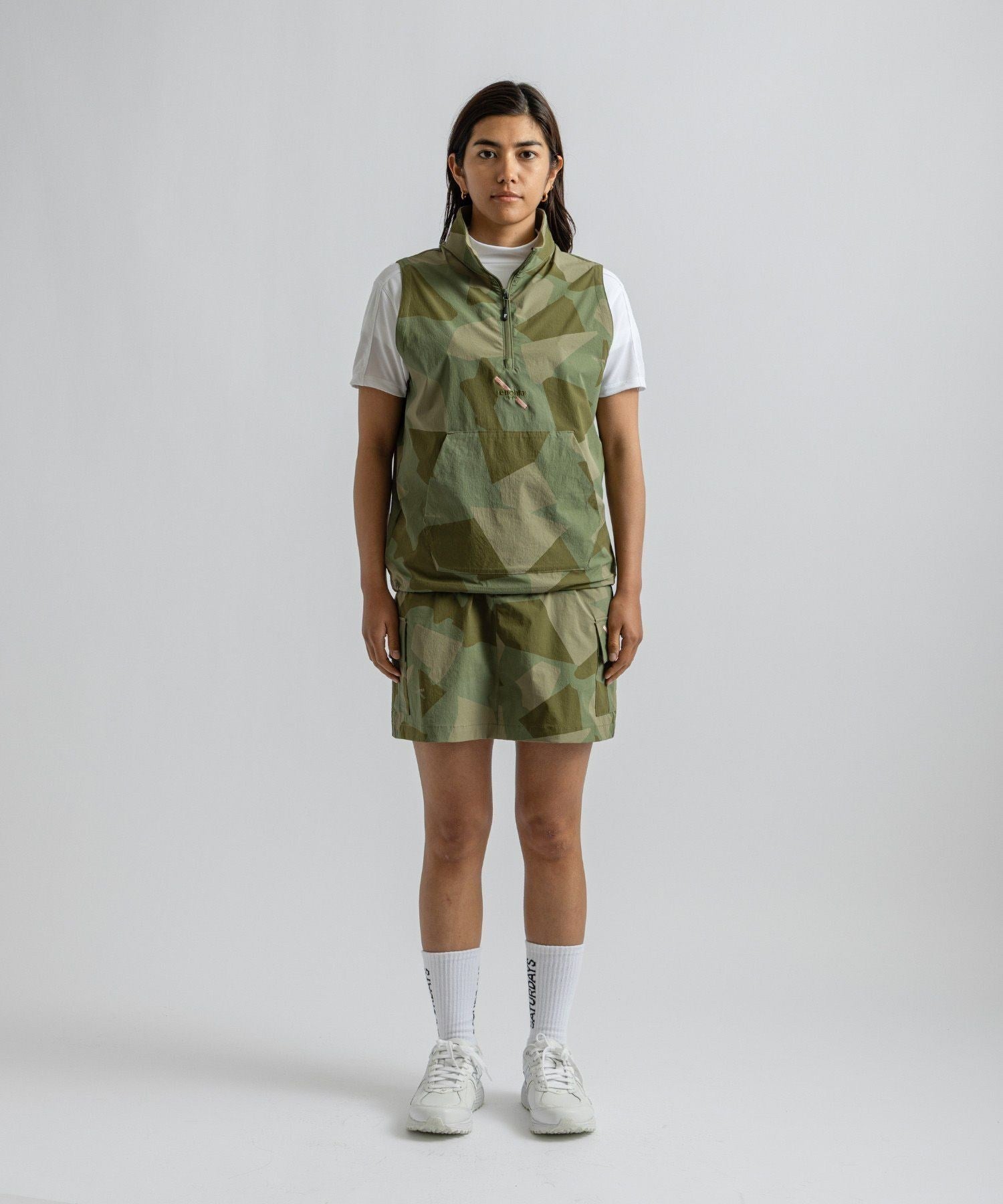 renoma GOLF x Saturdays NYC Womens Half Zip Vest | WOMEN