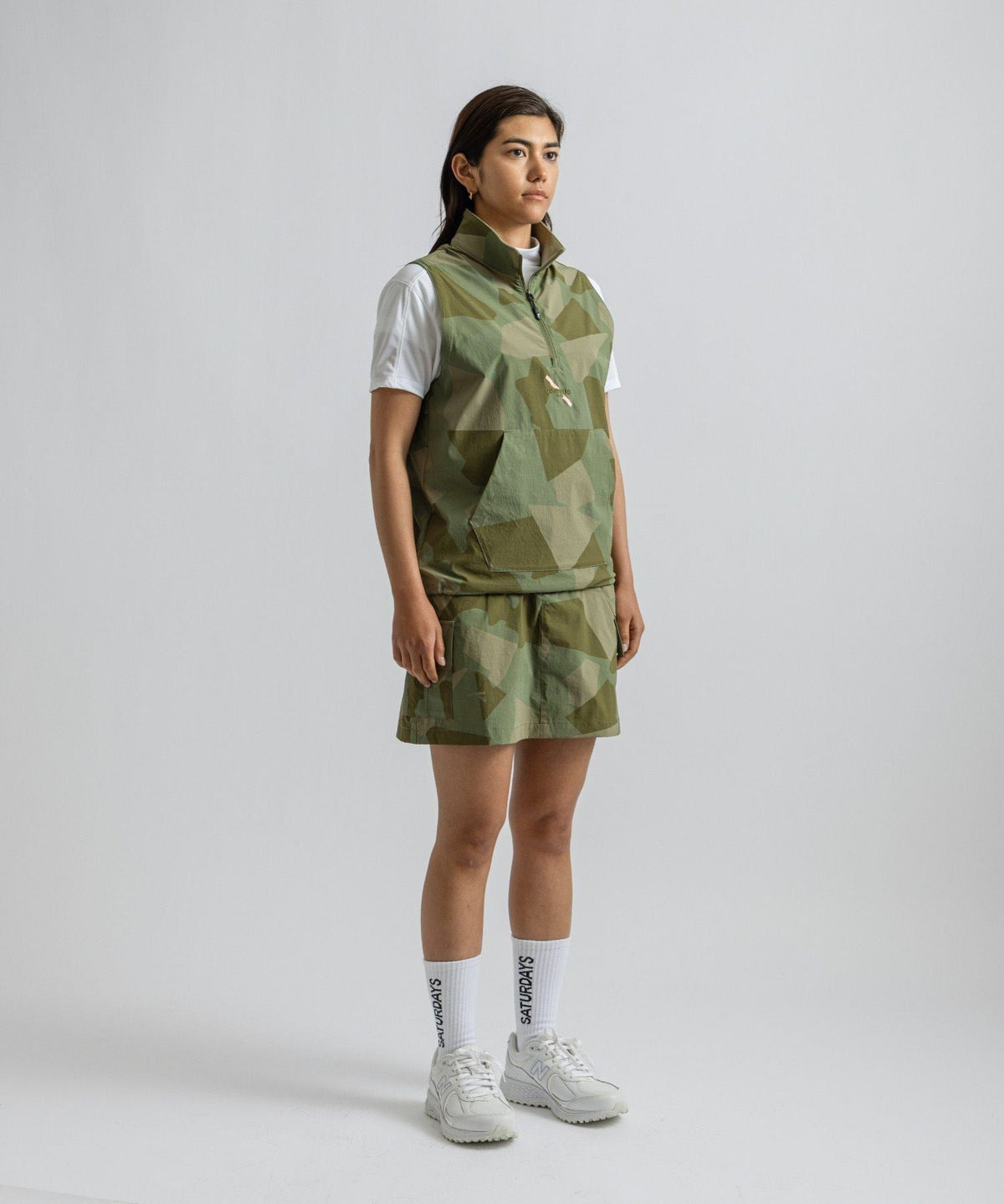 renoma GOLF x Saturdays NYC Womens Half Zip Vest | WOMEN