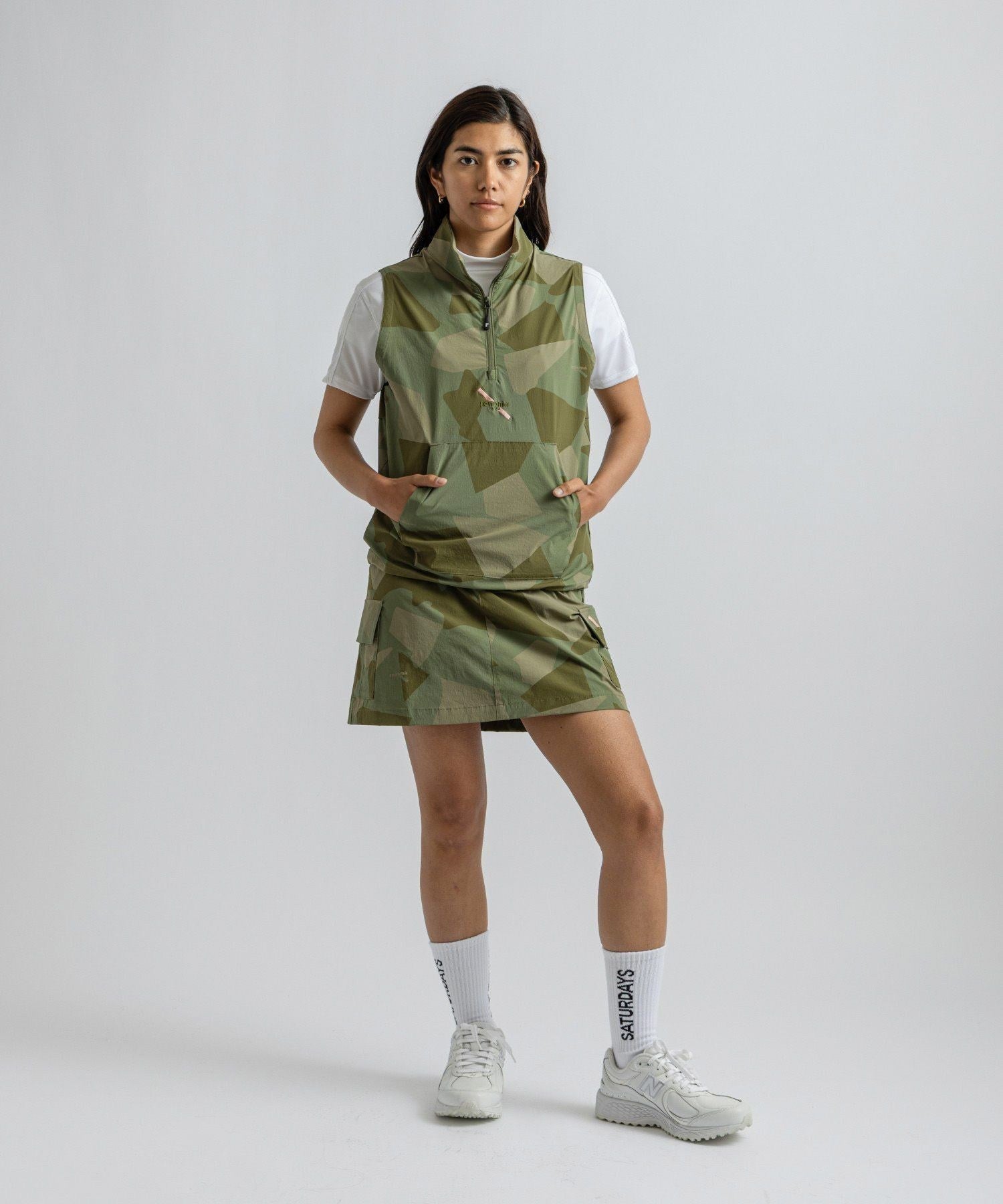 renoma GOLF x Saturdays NYC Womens Half Zip Vest | WOMEN
