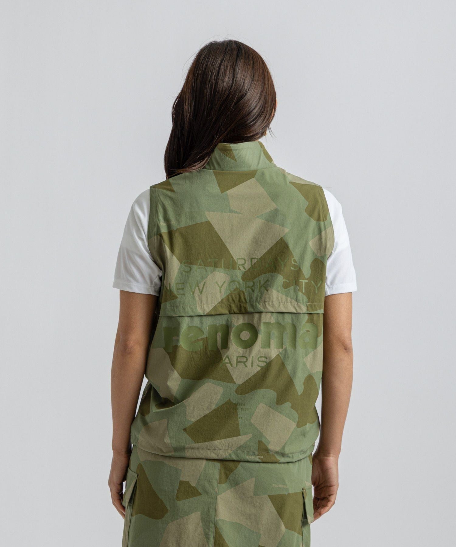 renoma GOLF x Saturdays NYC Womens Half Zip Vest | WOMEN