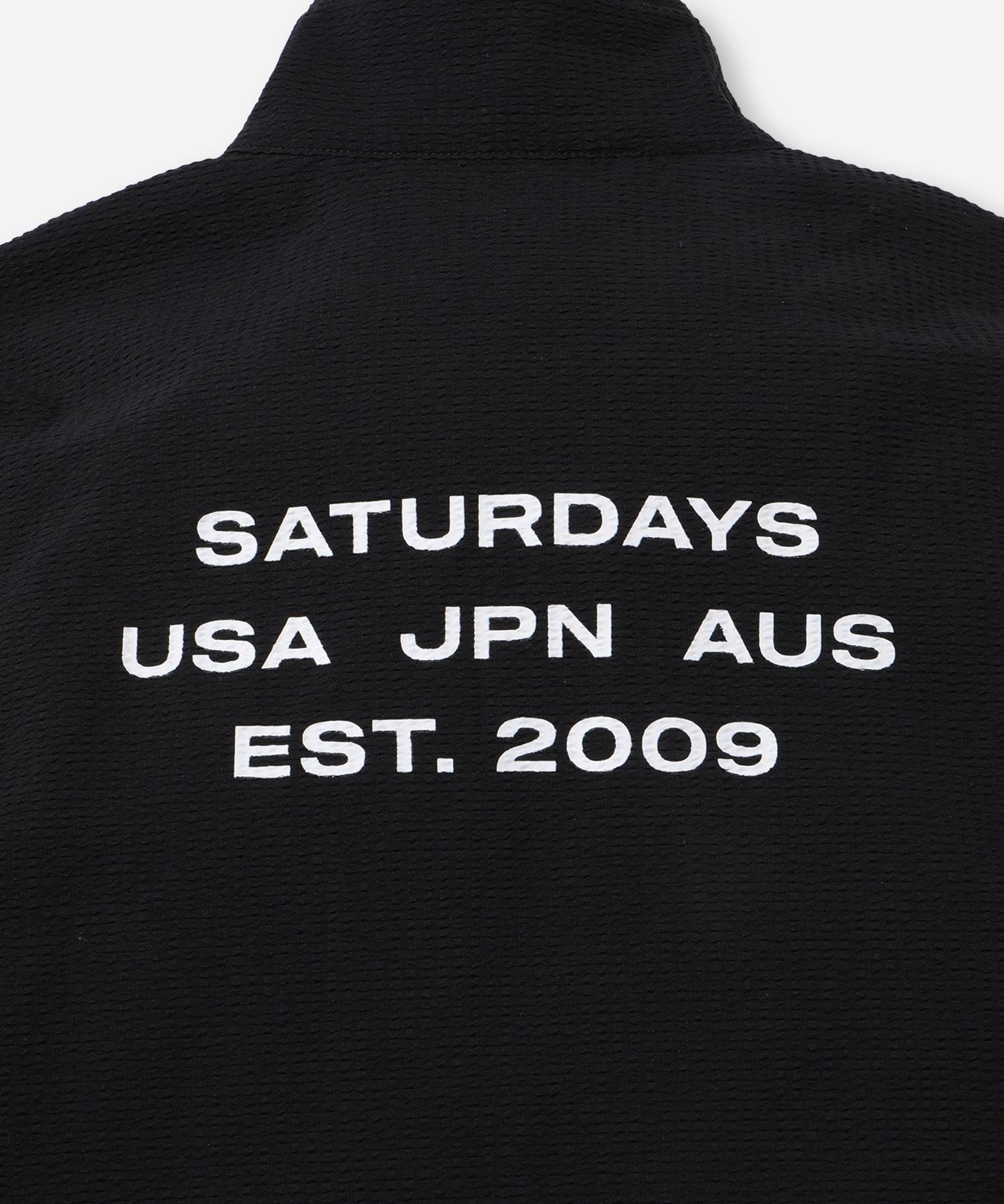 Seersucker Blouson  | WOMEN