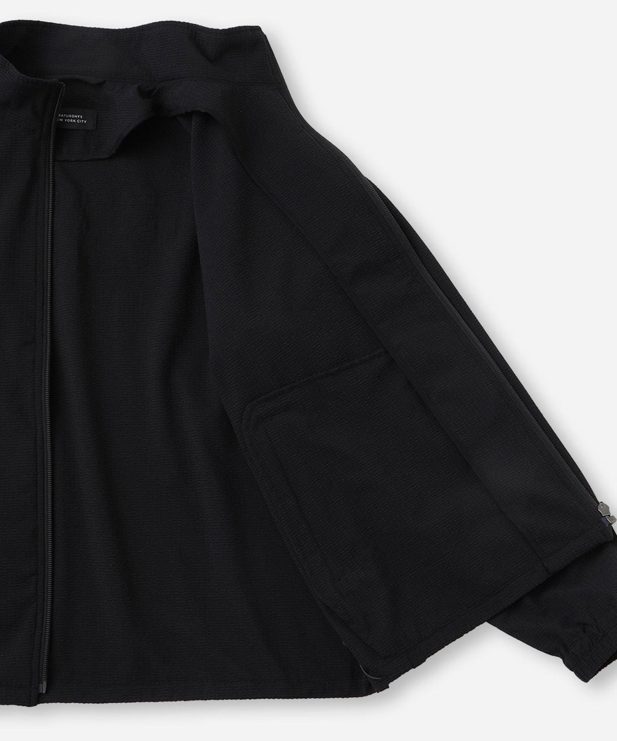 Seersucker Blouson  | WOMEN