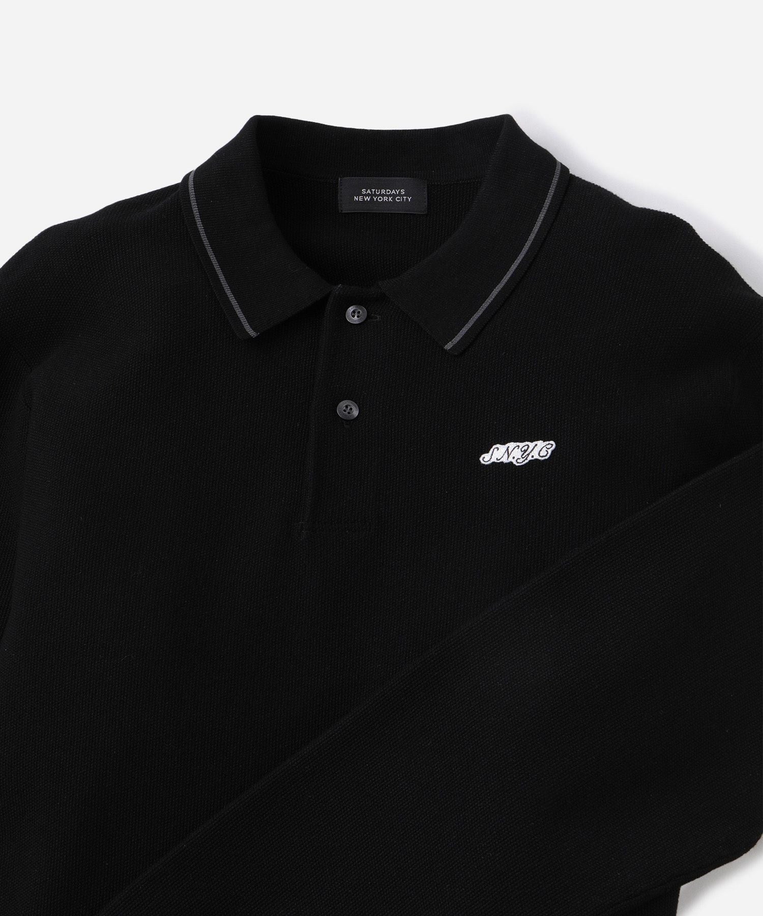 LS Knit Polo | Saturdays NYC Japan