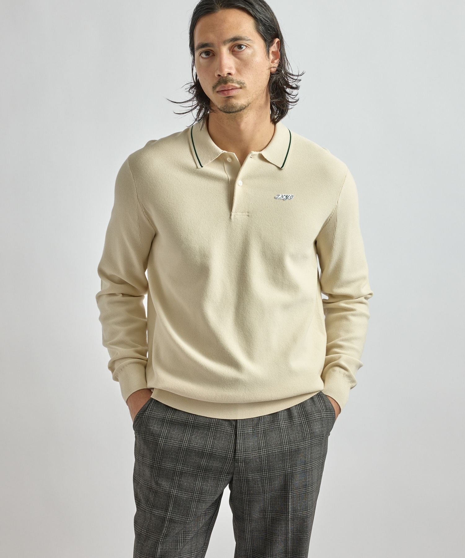 LS Knit Polo | Saturdays NYC Japan