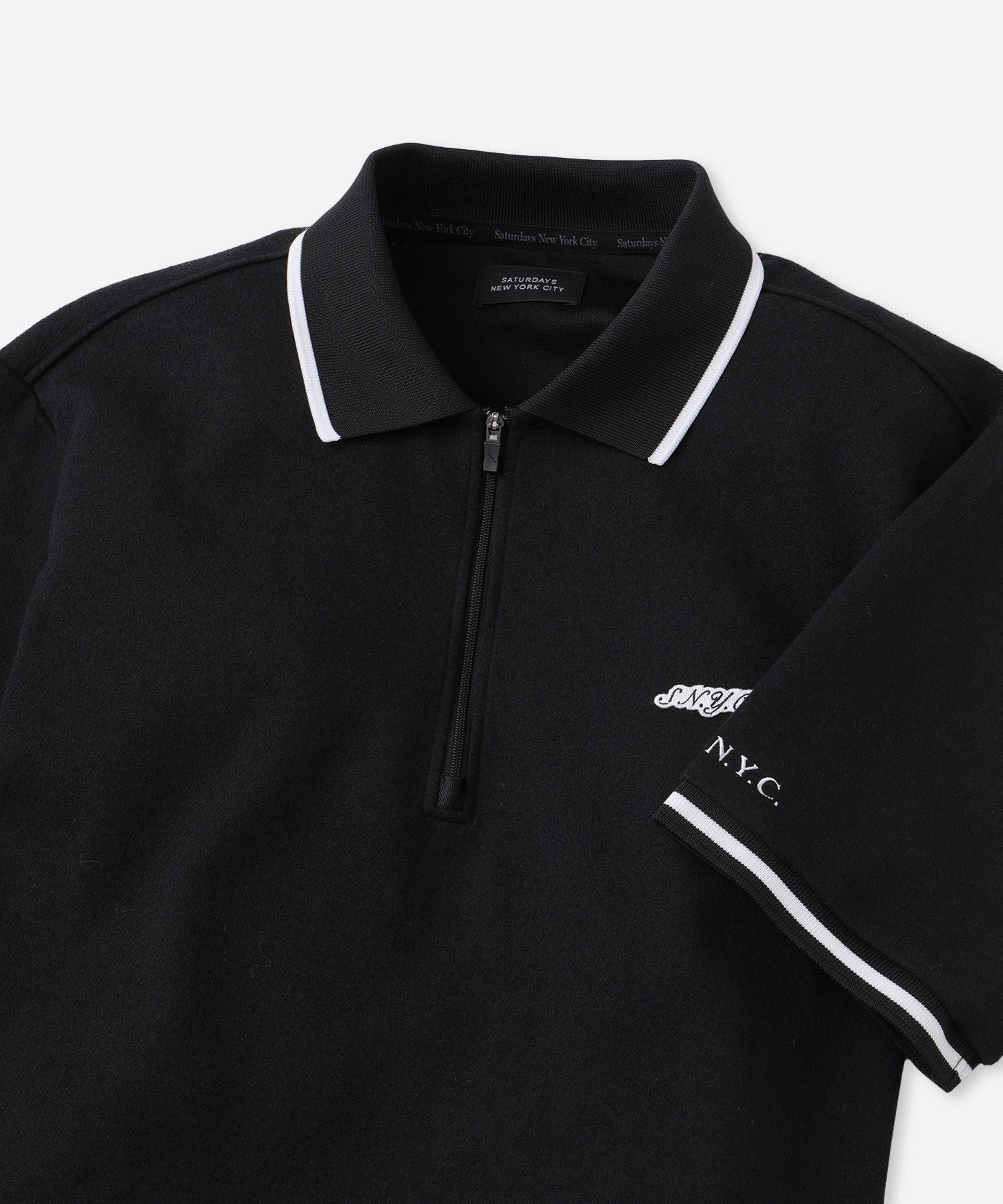 SS Half Zip Polo