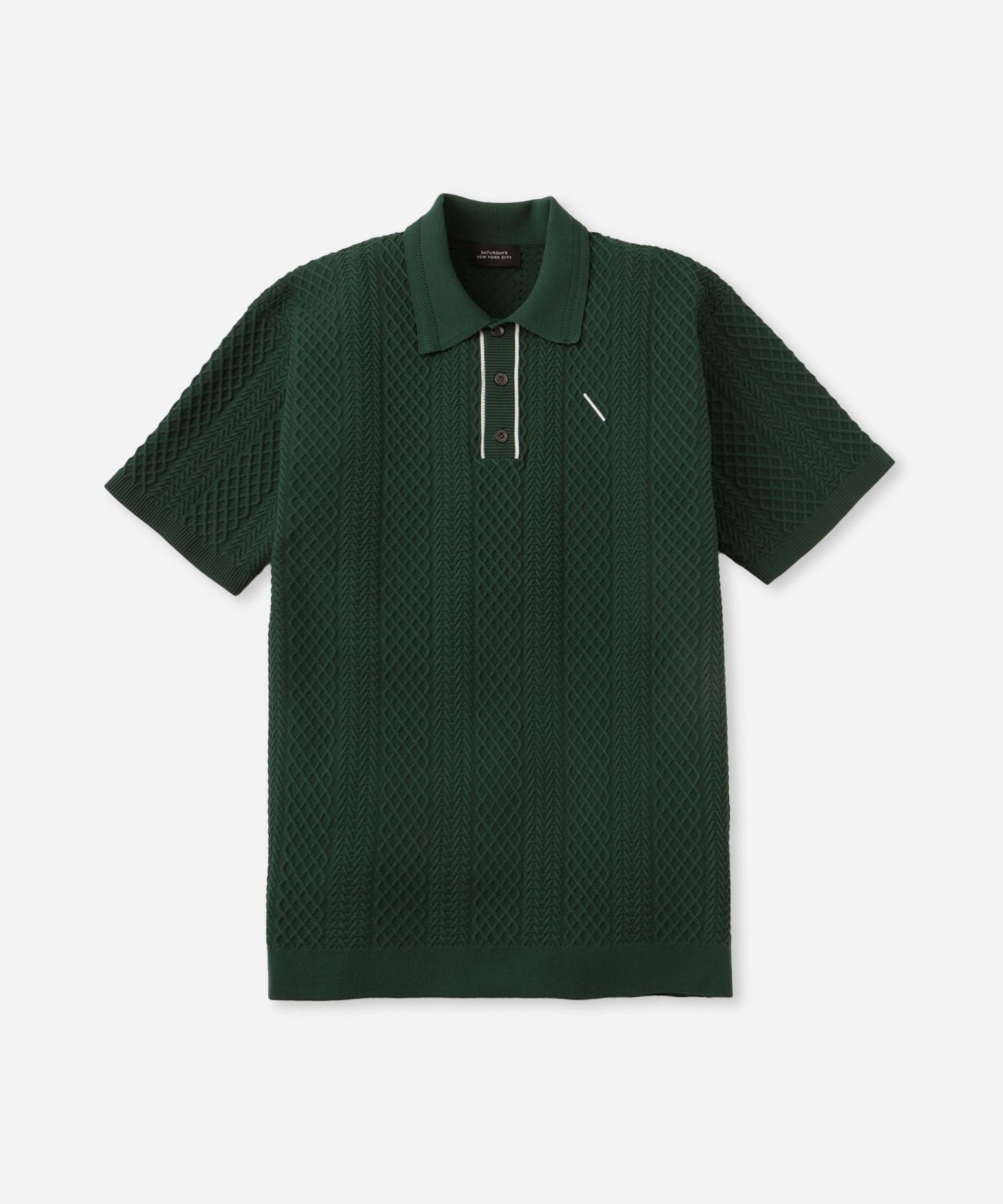 SS Knit Polo | Saturdays NYC Japan