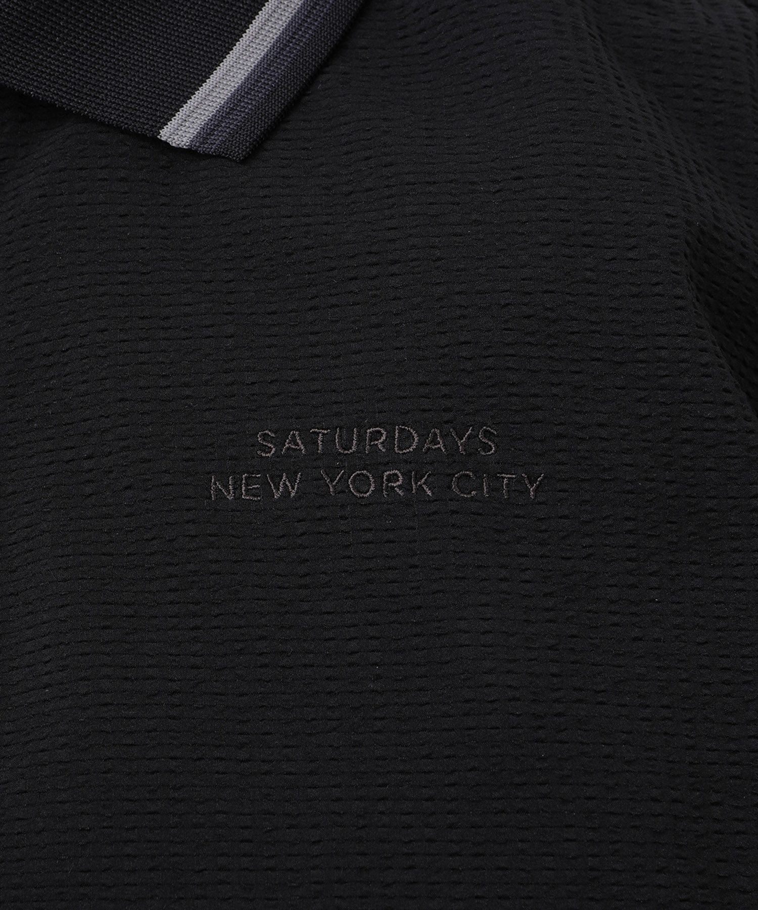 Seersucker Polo Shirt