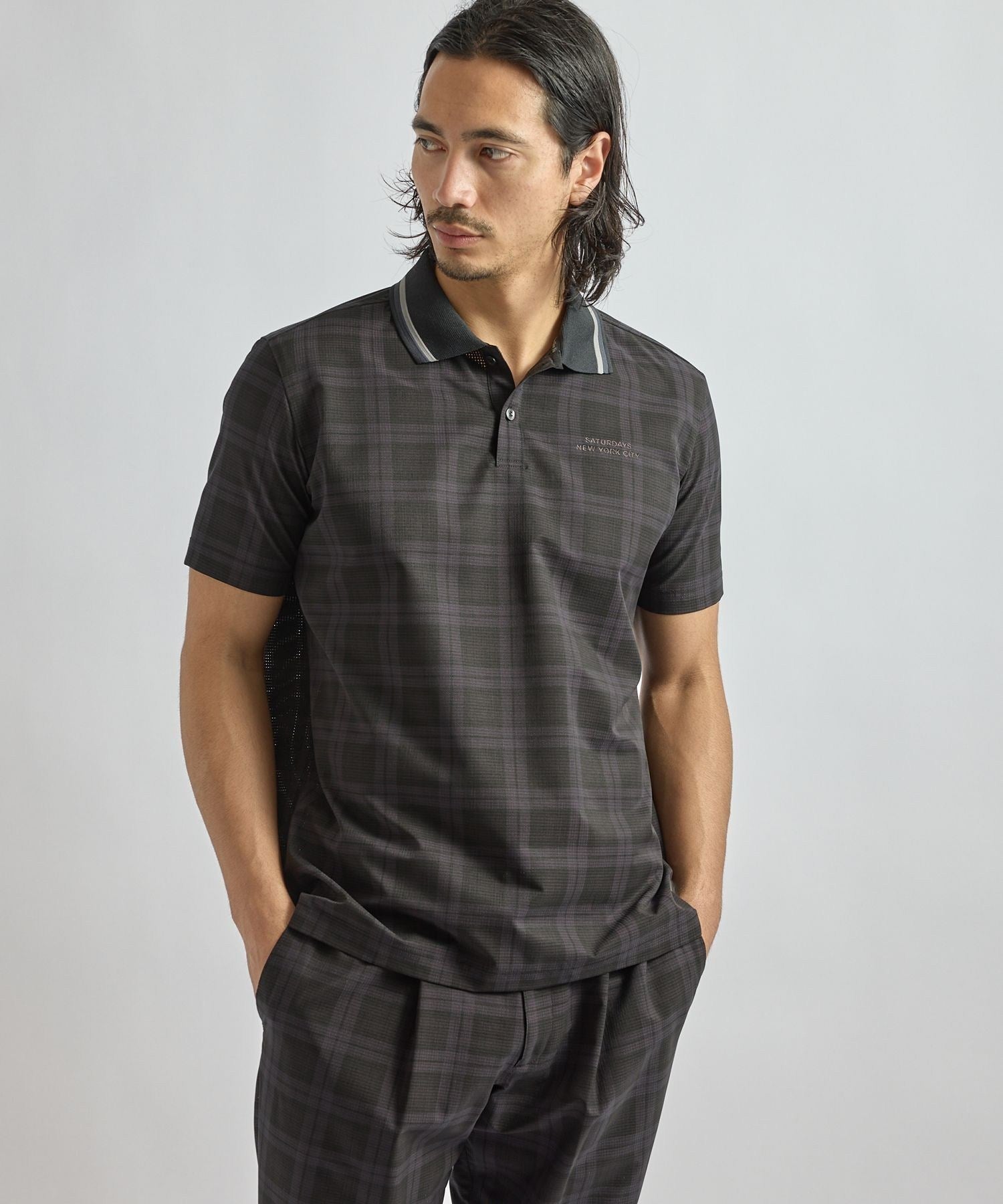 Seersucker Polo Shirt