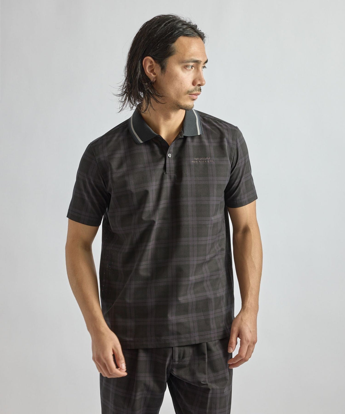 Seersucker Polo Shirt