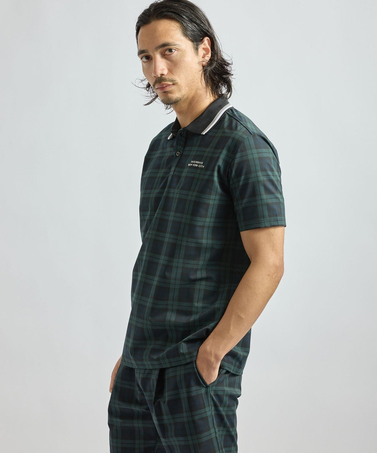 Seersucker Polo Shirt