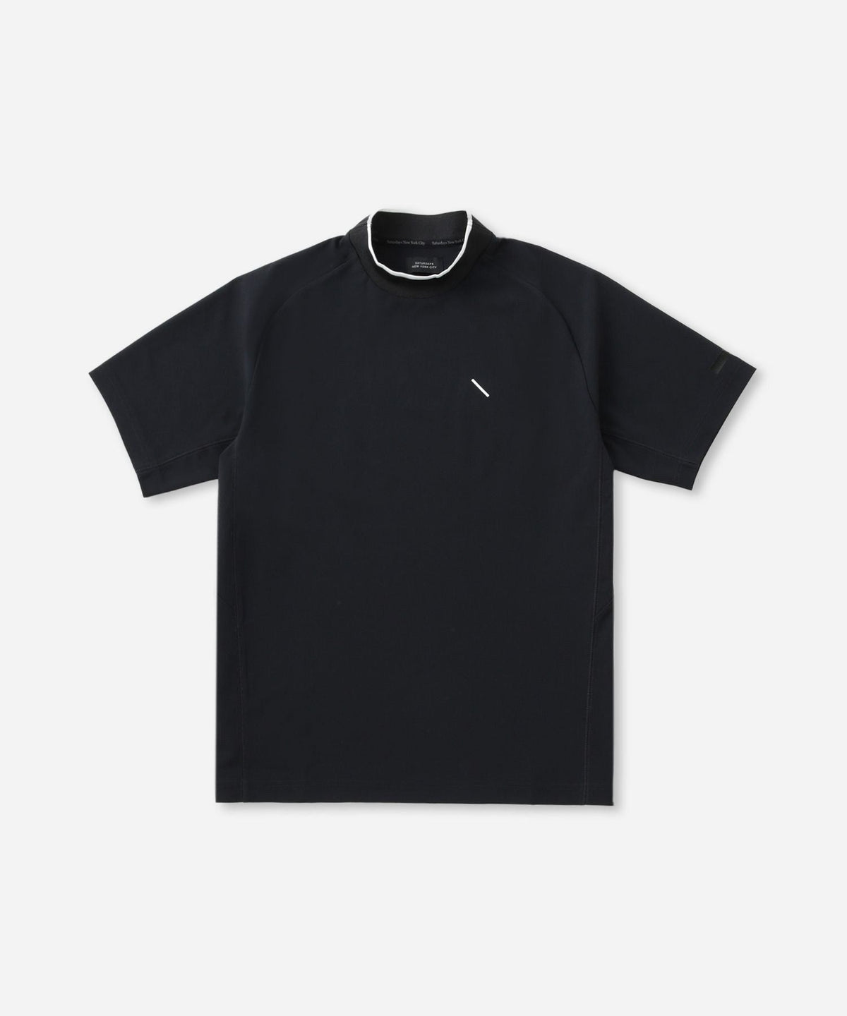 Ss Mock Neck Shirt