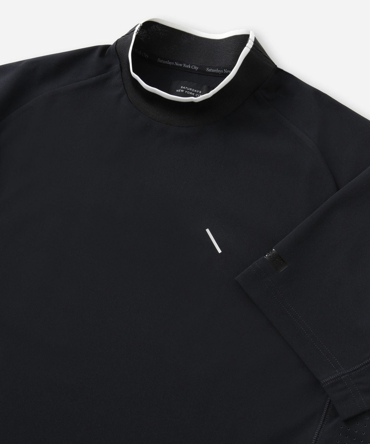 Ss Mock Neck Shirt
