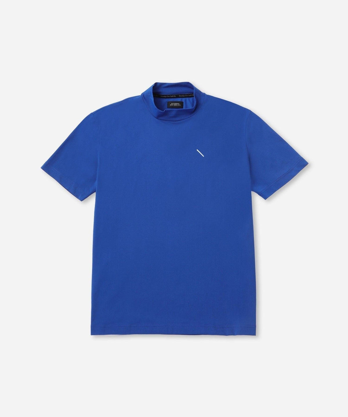 SS Dot Mesh Half Mockneck Shirt