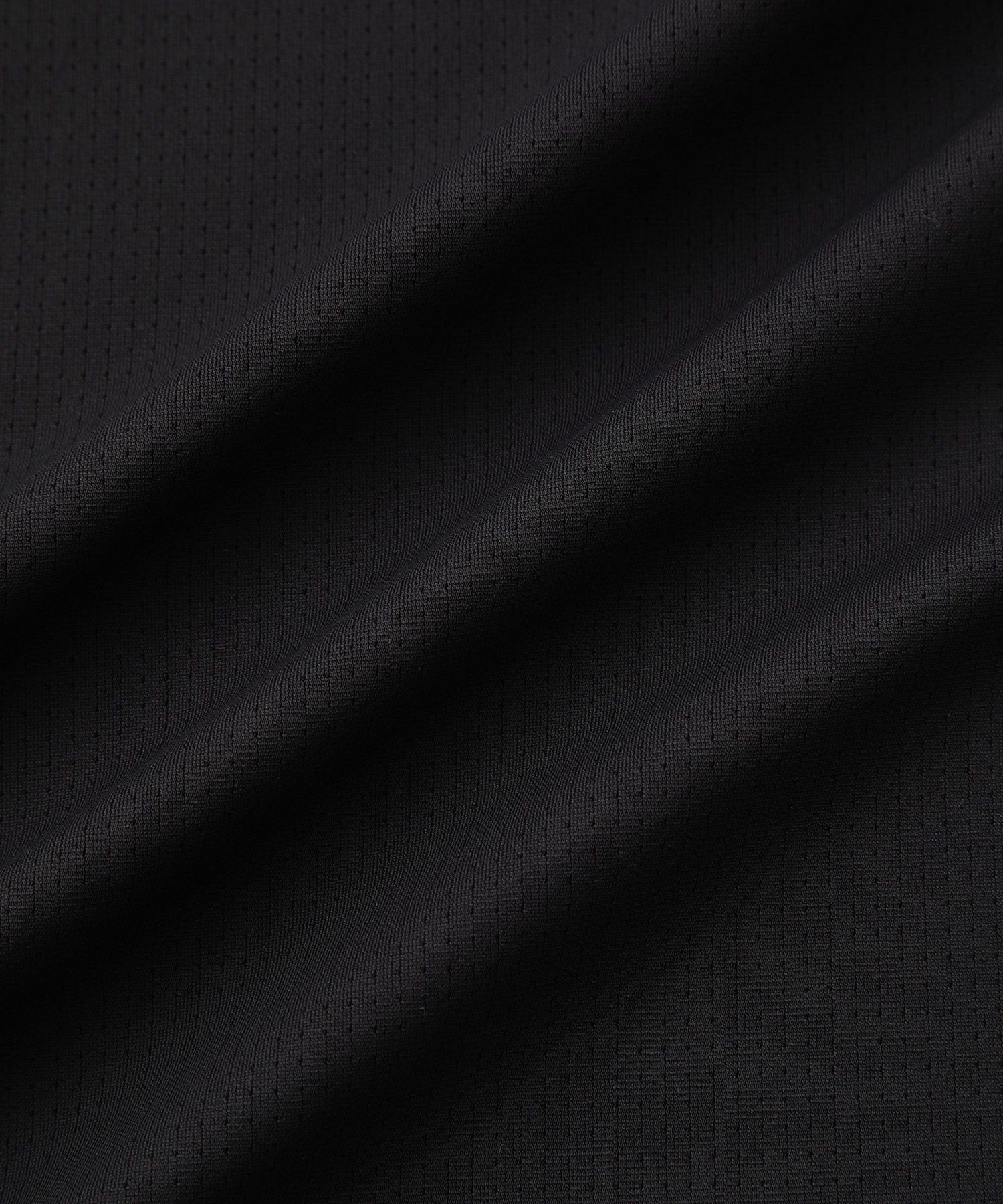 SS Dot Mesh Half Mockneck Shirt