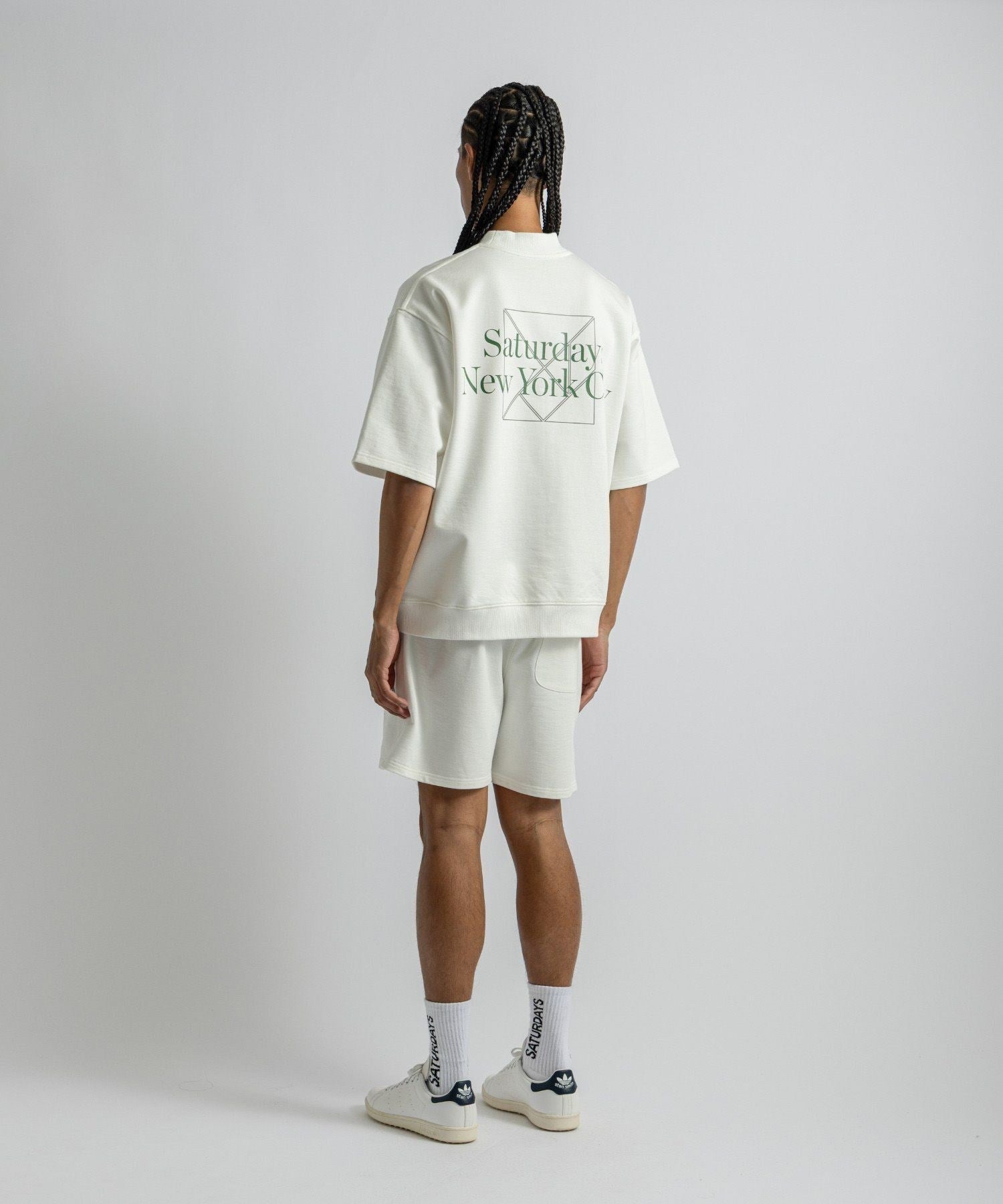 TANGRAM  x Saturdays NYC Sweat Mockneck