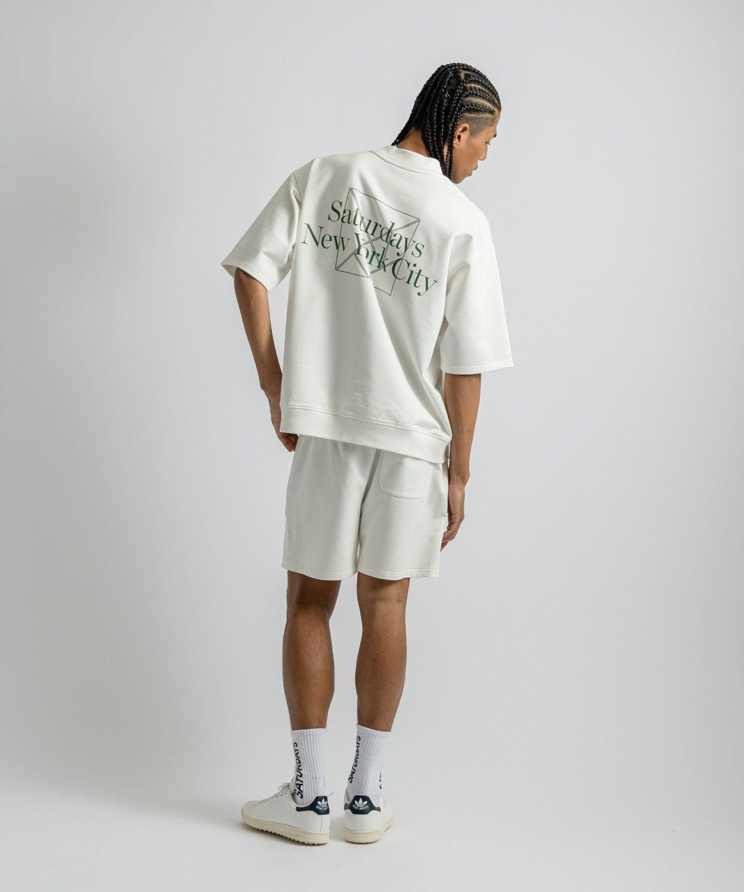 TANGRAM  x Saturdays NYC Sweat Mockneck