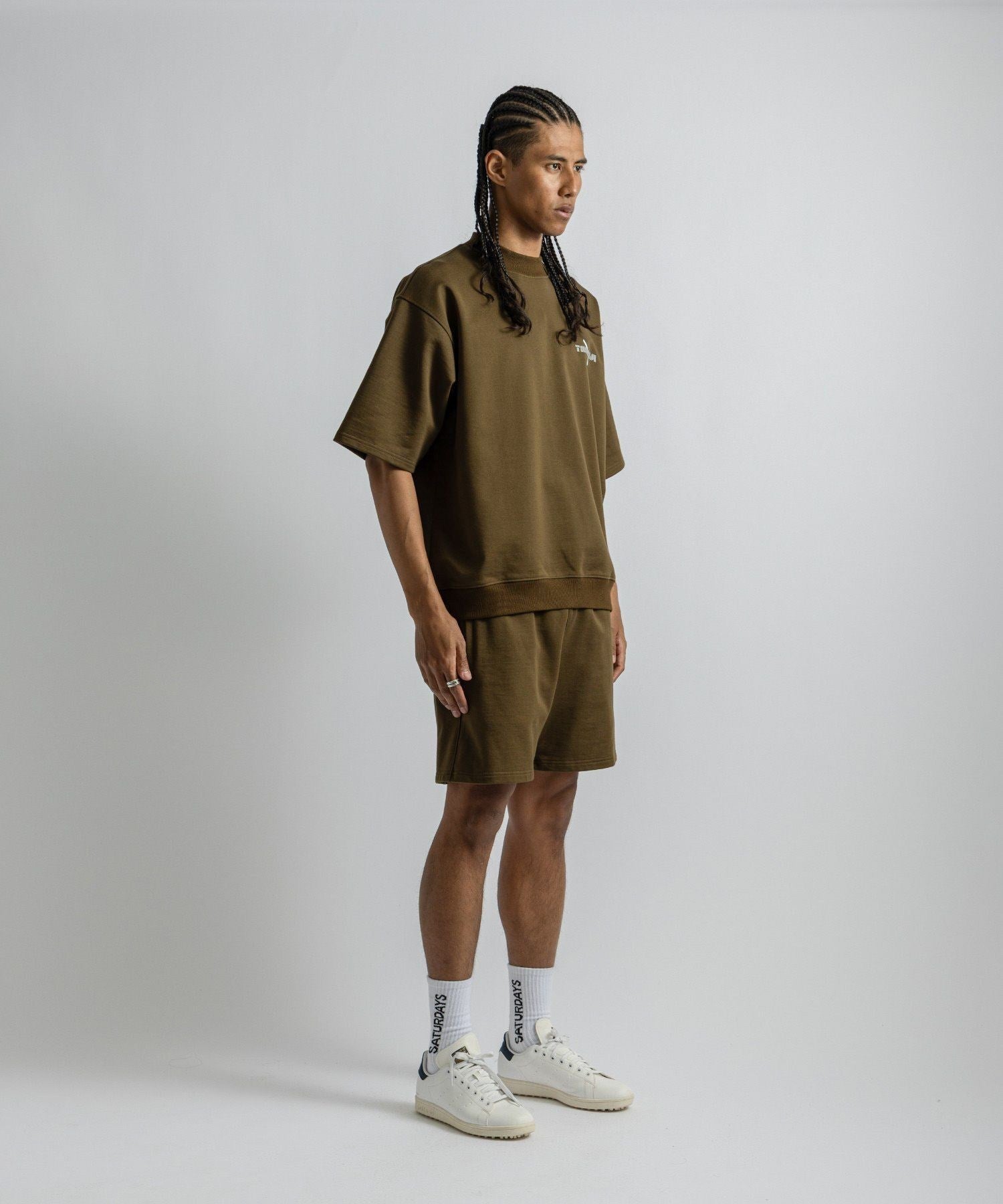 TANGRAM  x Saturdays NYC Sweat Mockneck