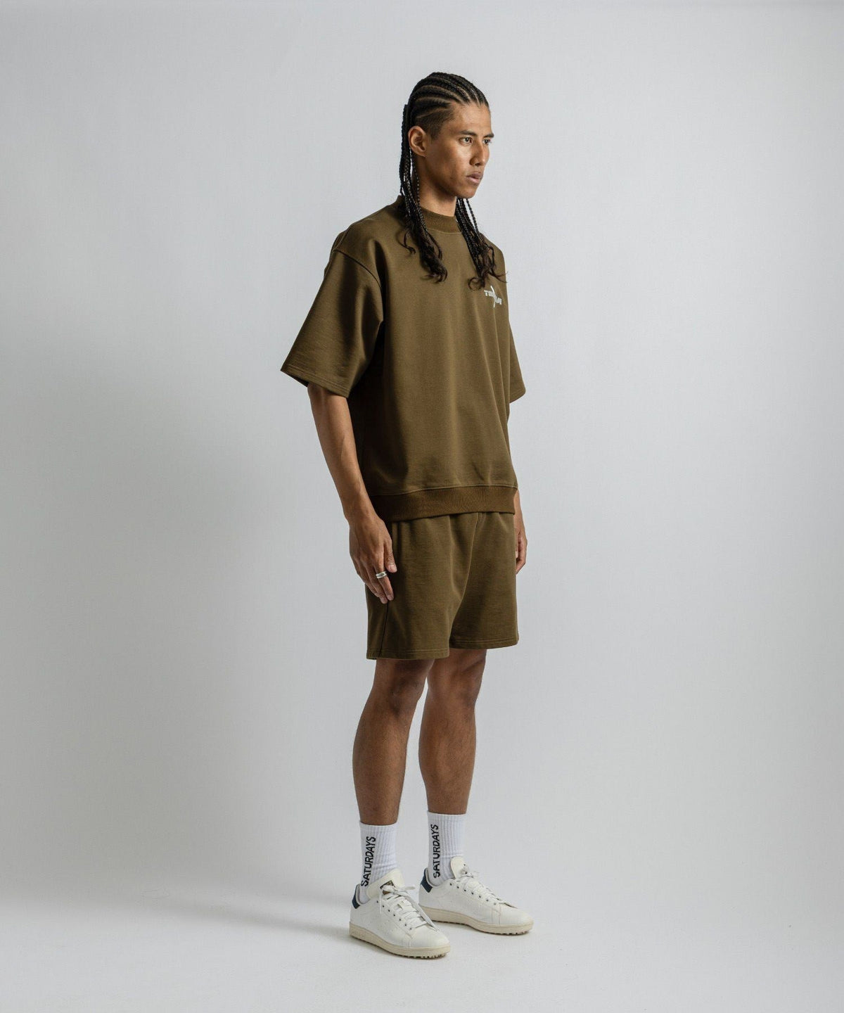 TANGRAM  x Saturdays NYC Sweat Mockneck