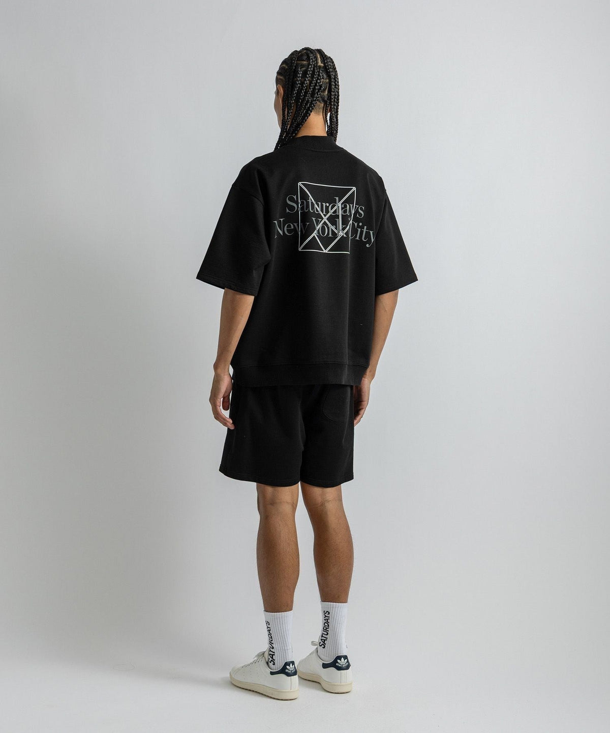 TANGRAM  x Saturdays NYC Sweat Mockneck