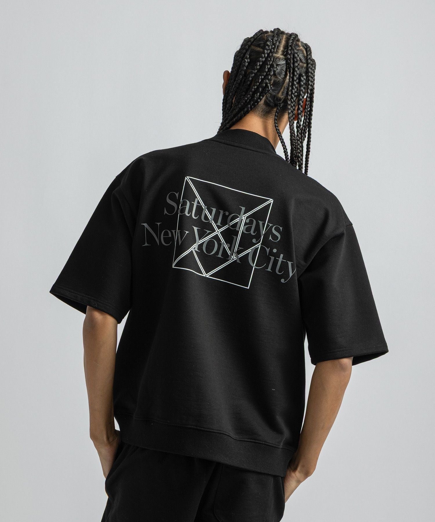 TANGRAM  x Saturdays NYC Sweat Mockneck