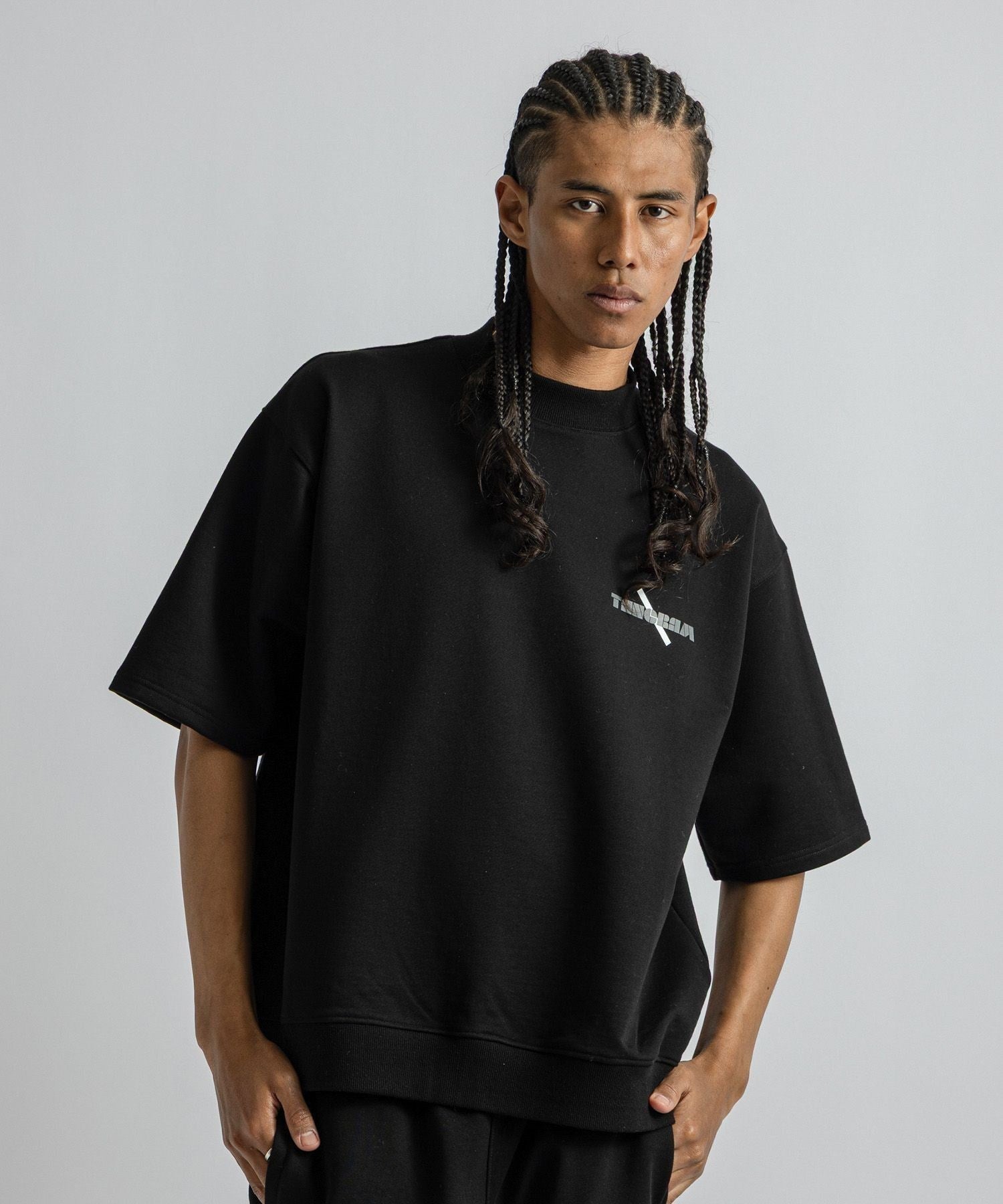 TANGRAM x Saturdays NYC Sweat Mockneck | Saturdays NYC Japan