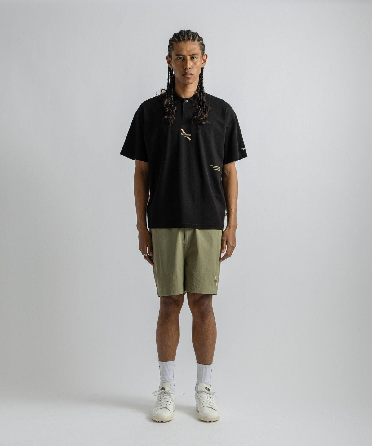 renoma GOLF x Saturdays NYC Back Print Polo SS