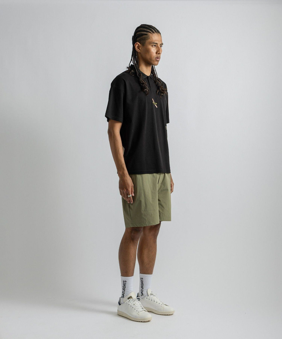 renoma GOLF x Saturdays NYC Back Print Polo SS