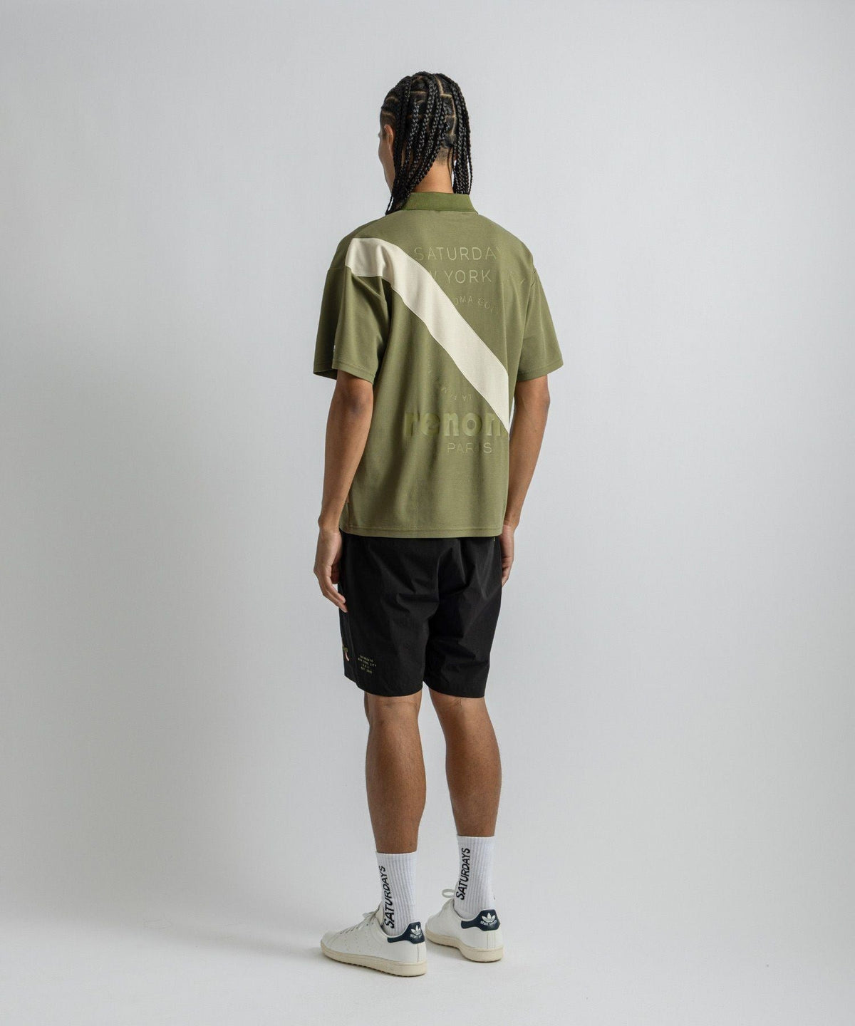 renoma GOLF x Saturdays NYC Back Print Polo SS